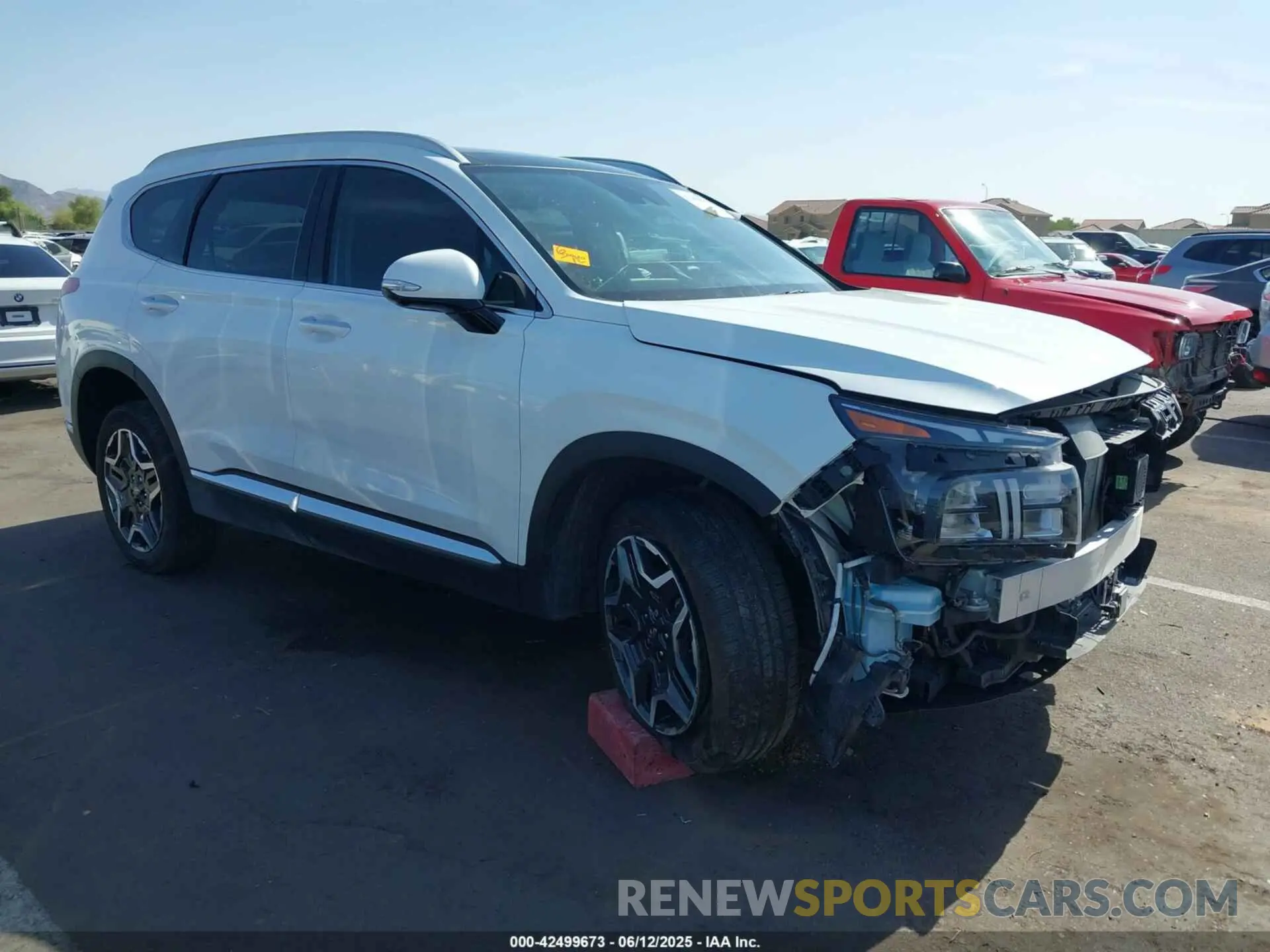 1 Photograph of a damaged car 5NMS3DA19PH018442 HYUNDAI SANTA FE HYBRID 2023