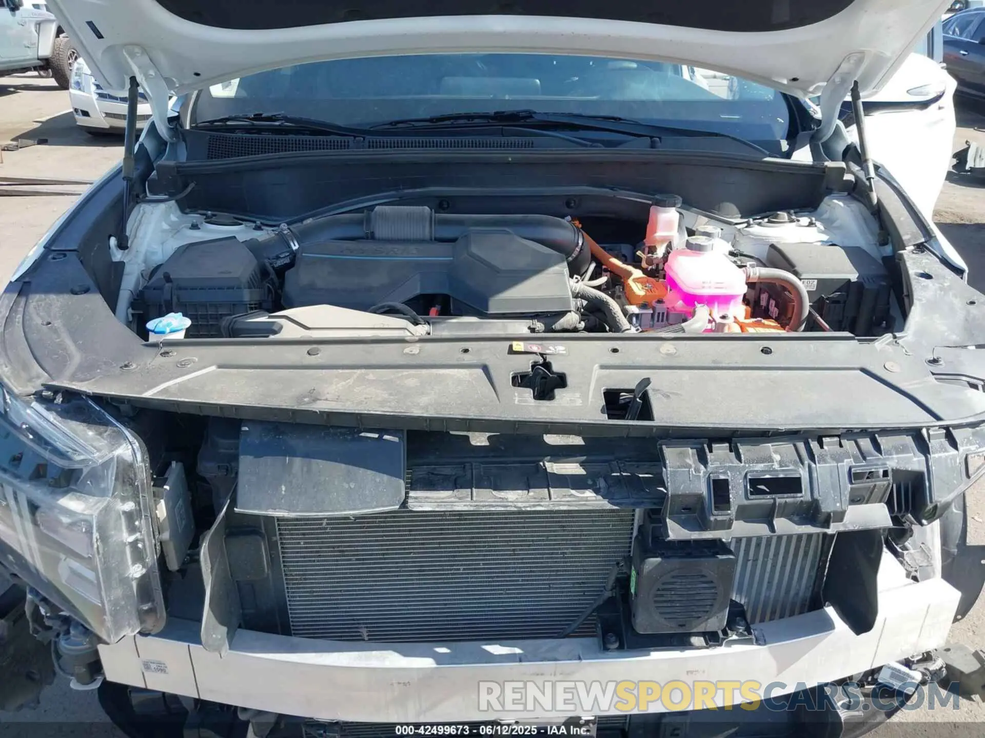 10 Photograph of a damaged car 5NMS3DA19PH018442 HYUNDAI SANTA FE HYBRID 2023