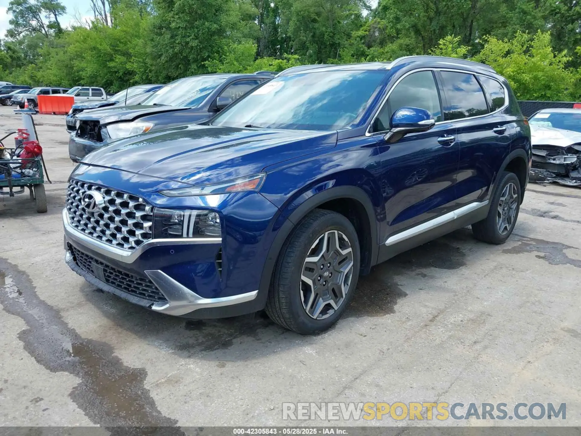 2 Photograph of a damaged car 5NMS5DA10PH011874 HYUNDAI SANTA FE HYBRID 2023
