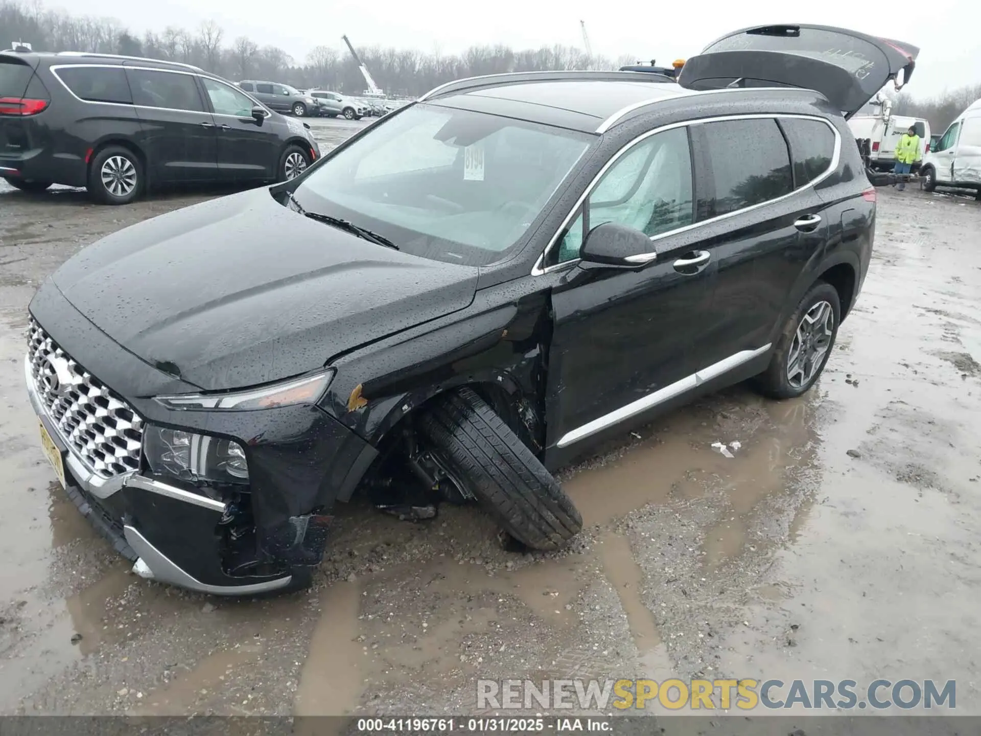 2 Photograph of a damaged car 5NMS5DA11PH013665 HYUNDAI SANTA FE HYBRID 2023