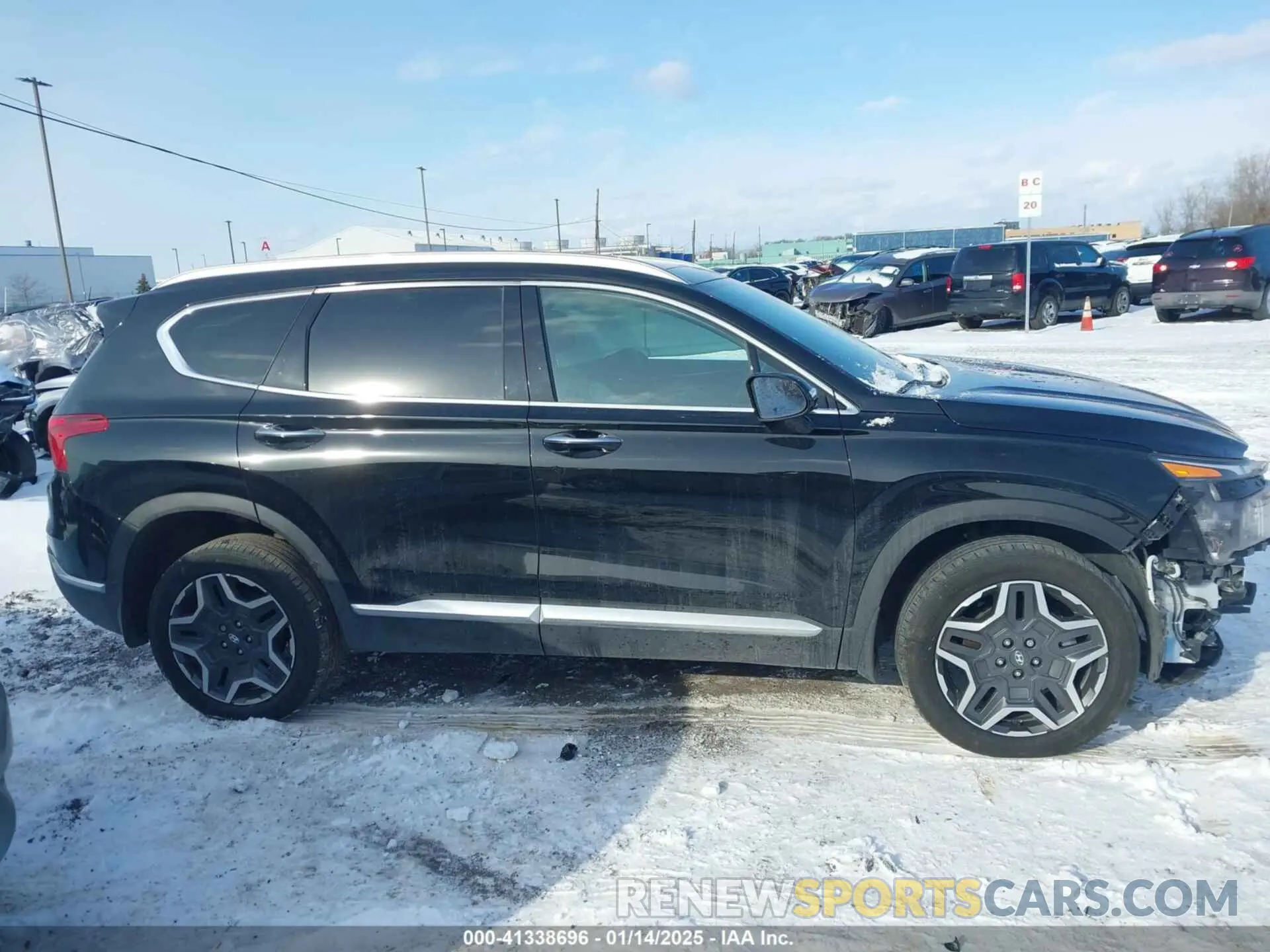 14 Photograph of a damaged car 5NMS5DA17PH018515 HYUNDAI SANTA FE HYBRID 2023