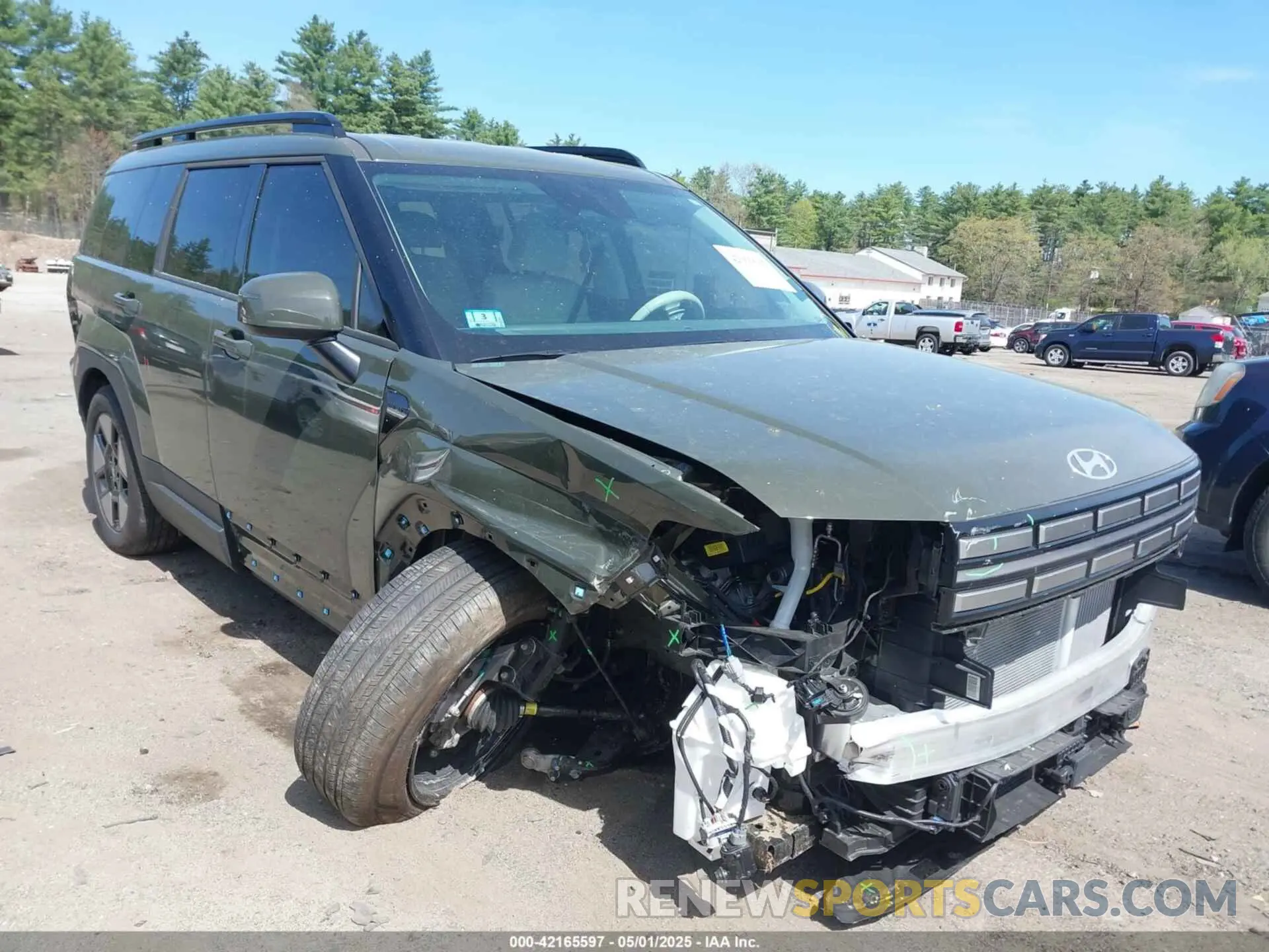 1 Photograph of a damaged car 5NMP2DG11RH015148 HYUNDAI SANTA FE HYBRID 2024