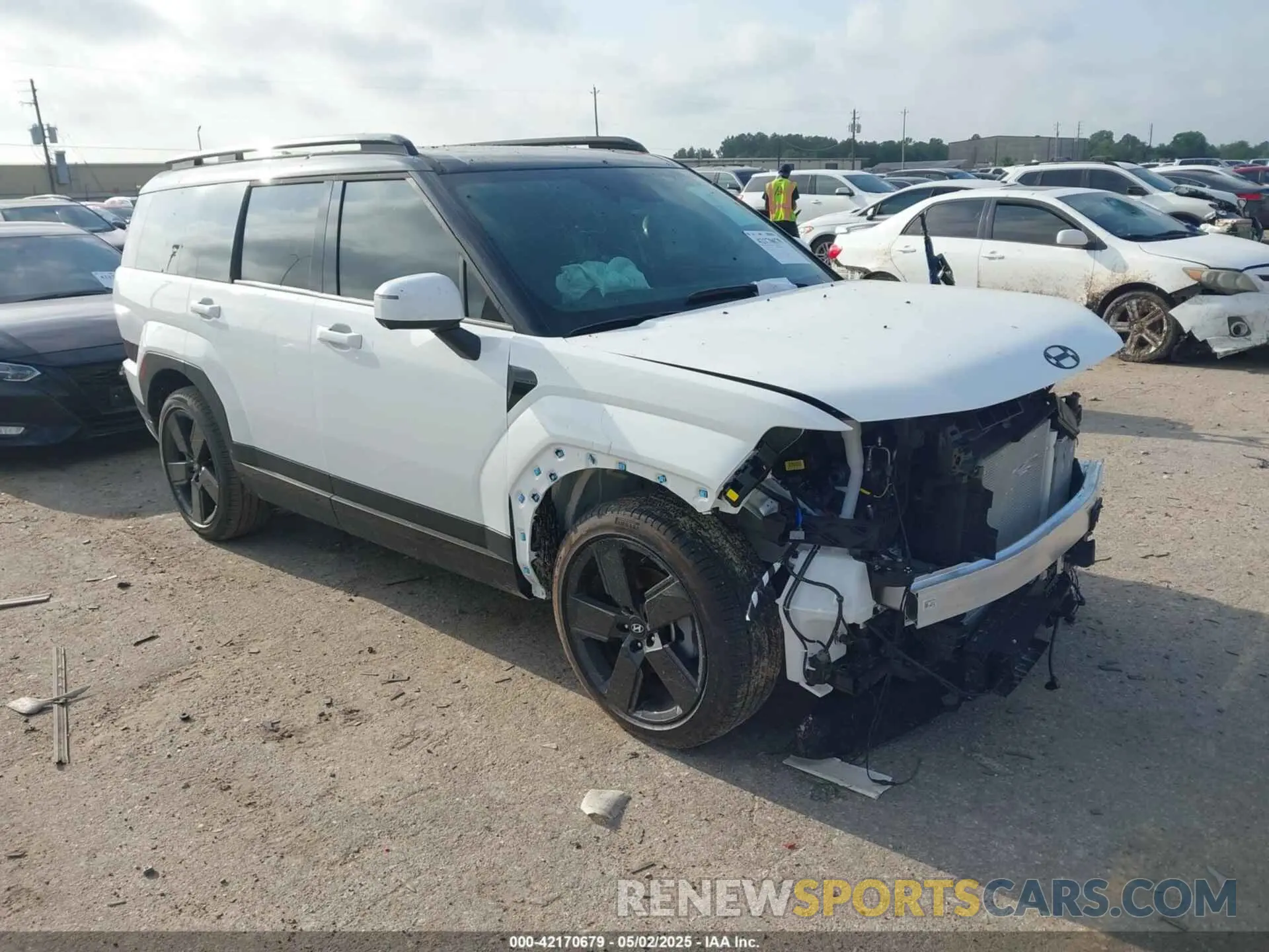 1 Photograph of a damaged car 5NMP34G19SH042097 HYUNDAI SANTA FE HYBRID 2025