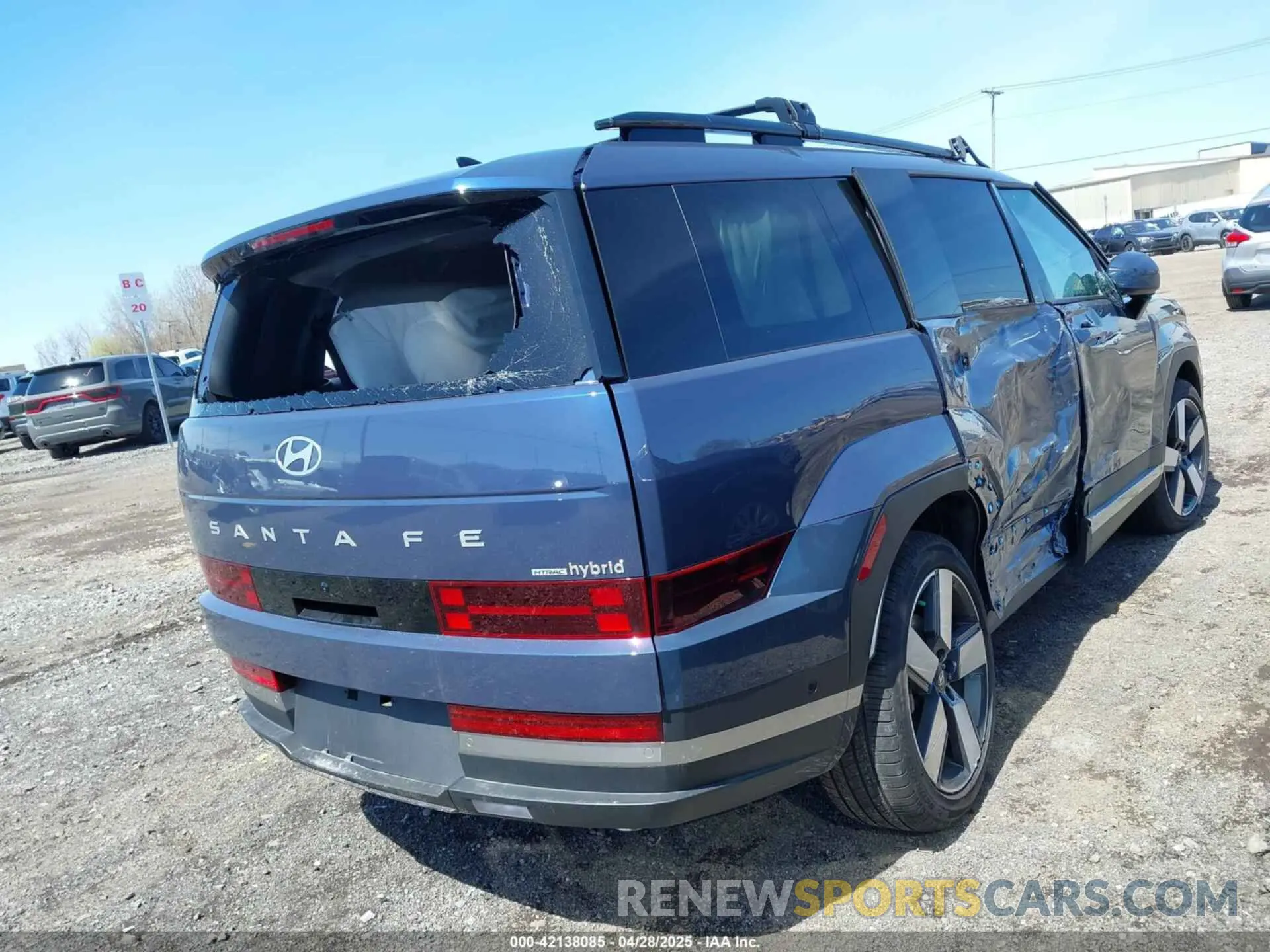 4 Photograph of a damaged car 5NMP3DG1XSH034624 HYUNDAI SANTA FE HYBRID 2025