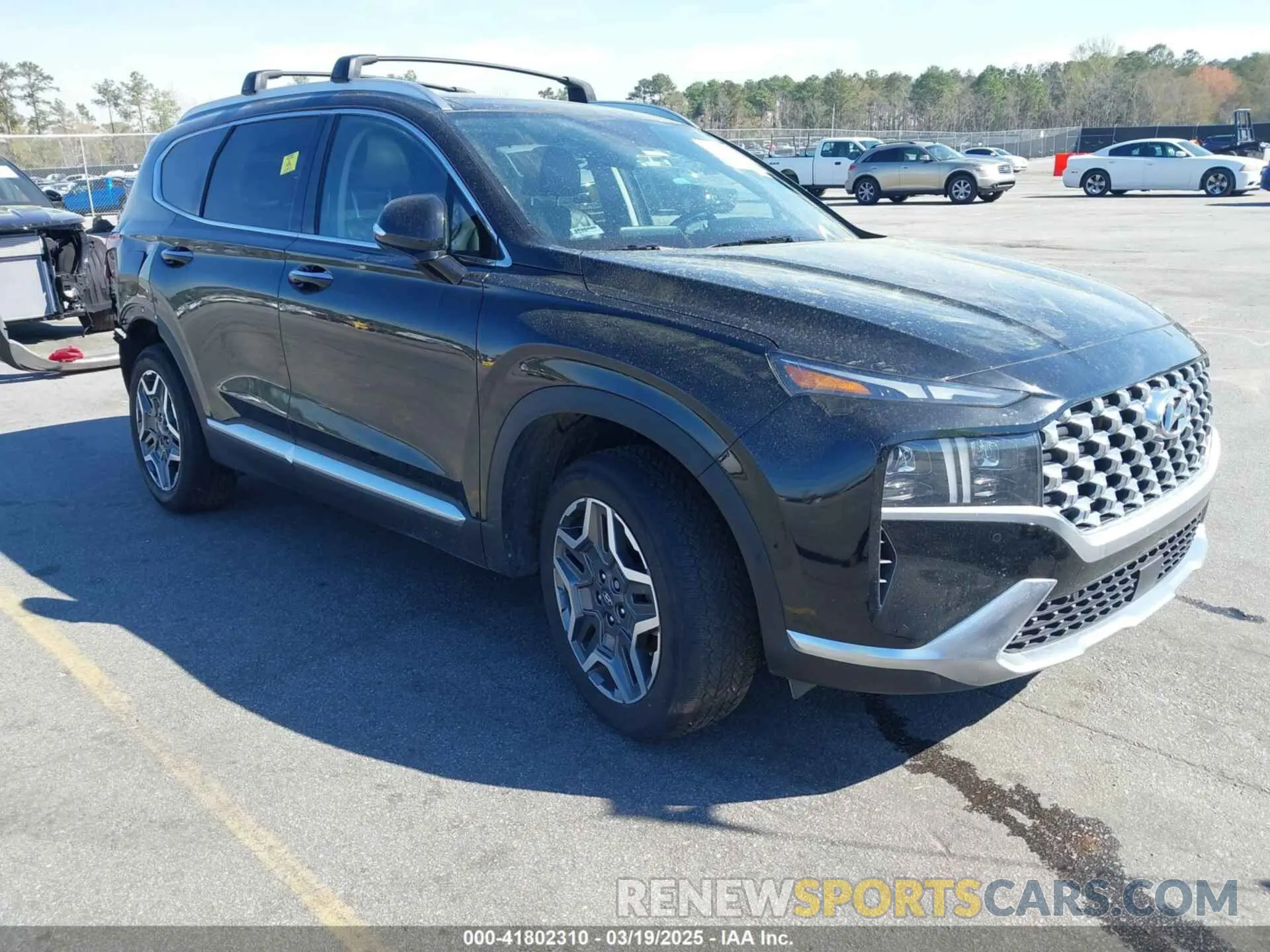1 Photograph of a damaged car KM8S7DA23NU013929 HYUNDAI SANTA FE PLUG-IN HYBRID 2022