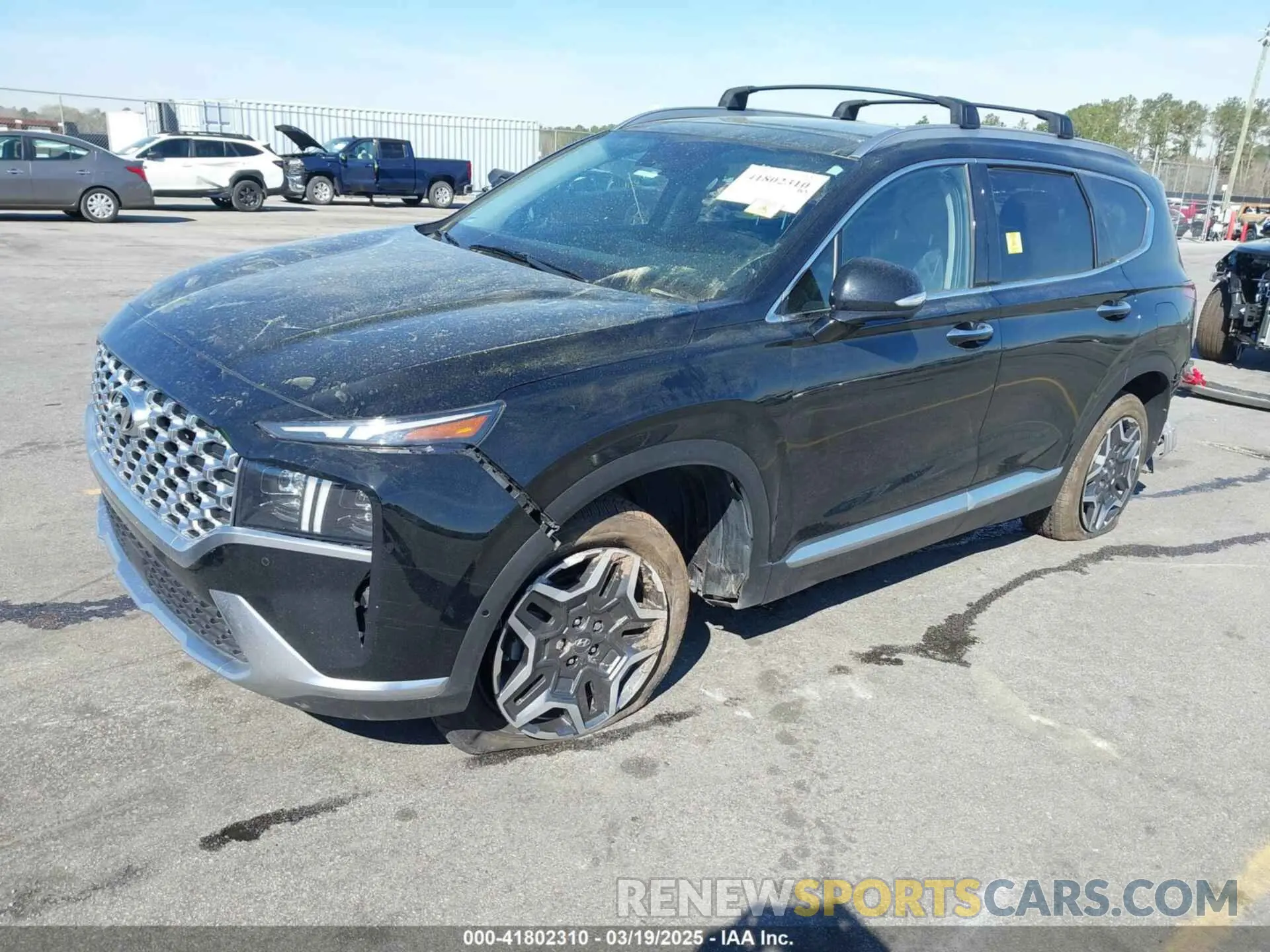 2 Photograph of a damaged car KM8S7DA23NU013929 HYUNDAI SANTA FE PLUG-IN HYBRID 2022