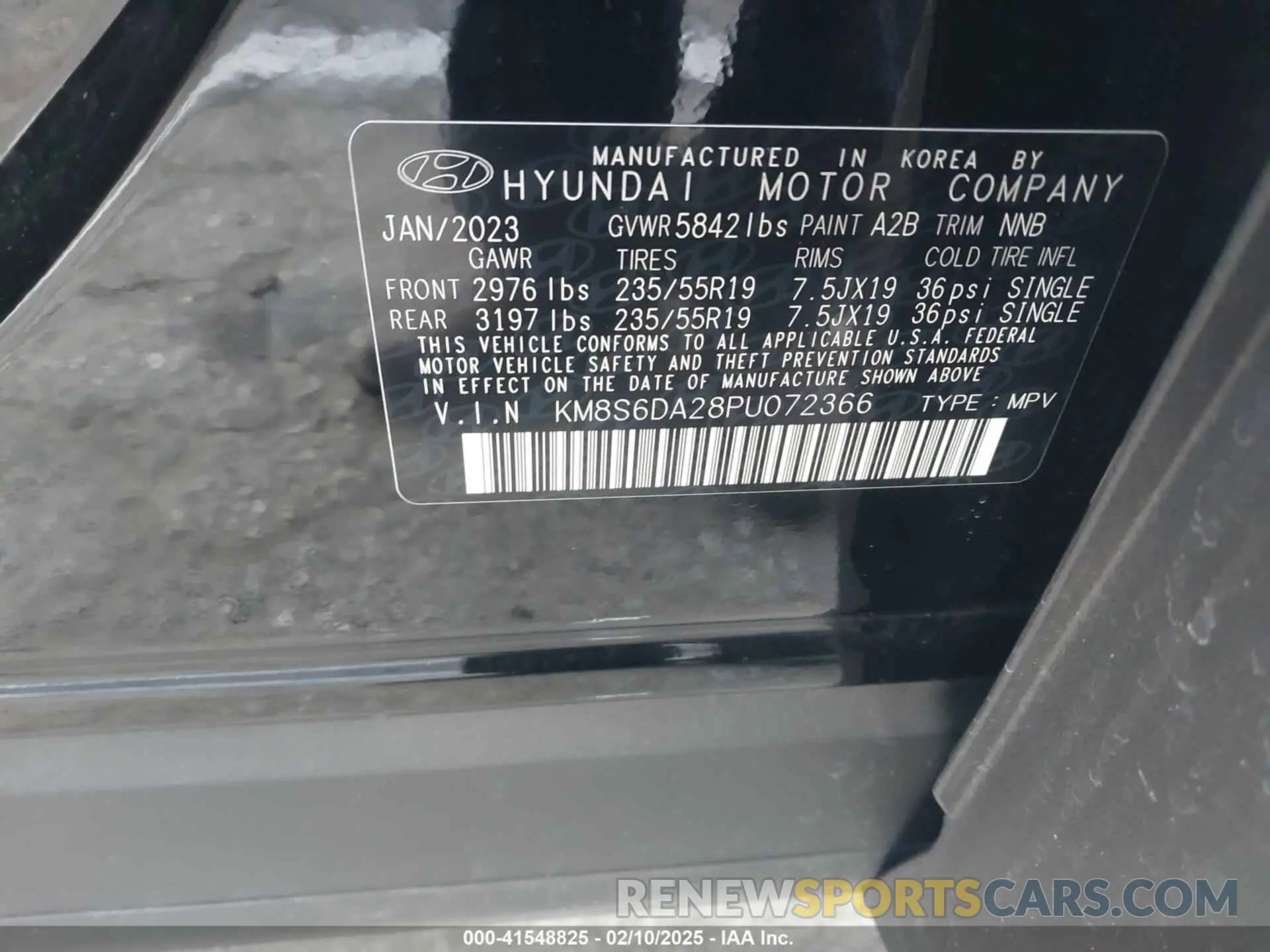 9 Photograph of a damaged car KM8S6DA28PU072366 HYUNDAI SANTA FE PLUG-IN HYBRID 2023