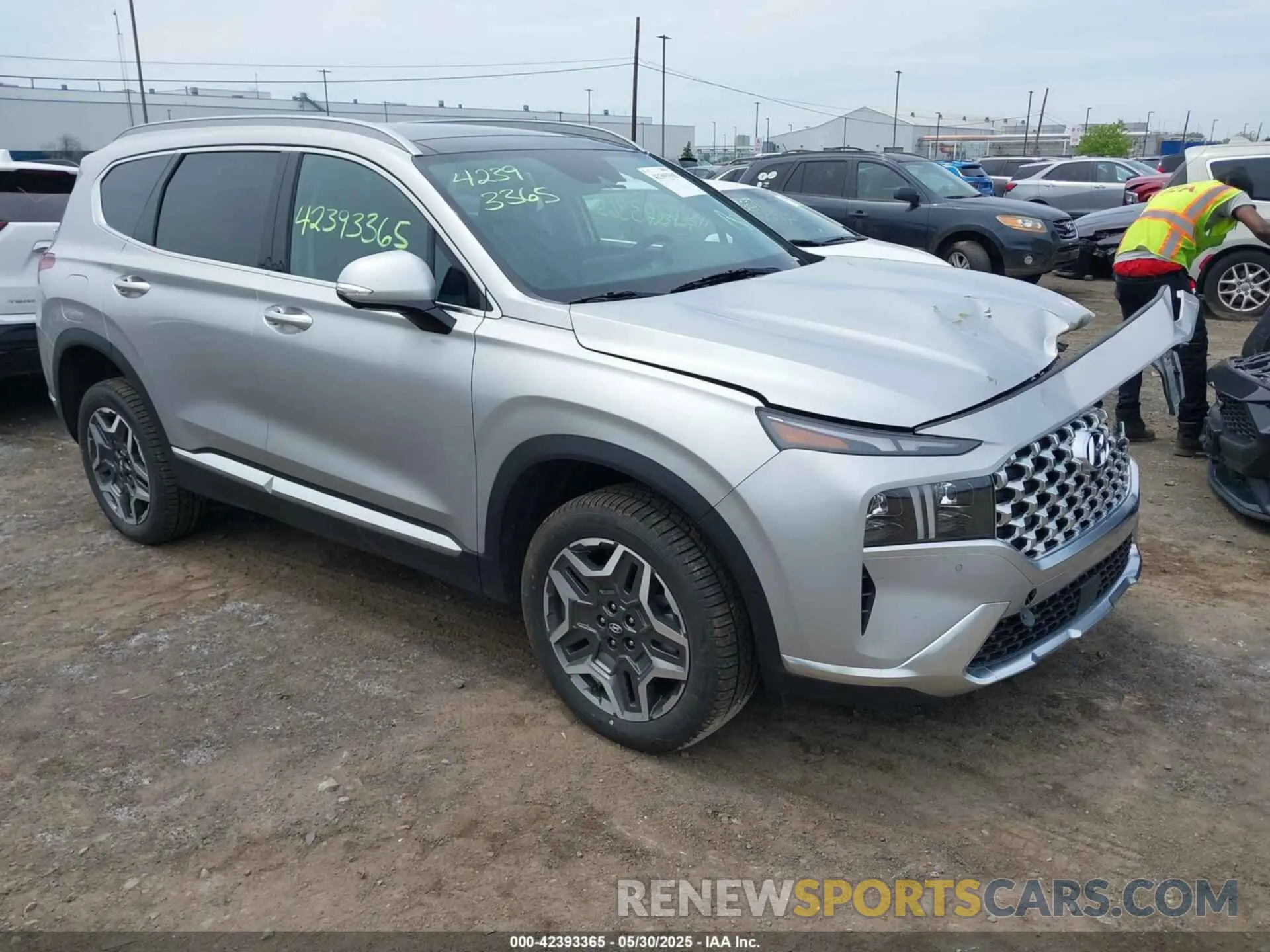 1 Photograph of a damaged car KM8S7DA24PU100080 HYUNDAI SANTA FE PLUG-IN HYBRID 2023