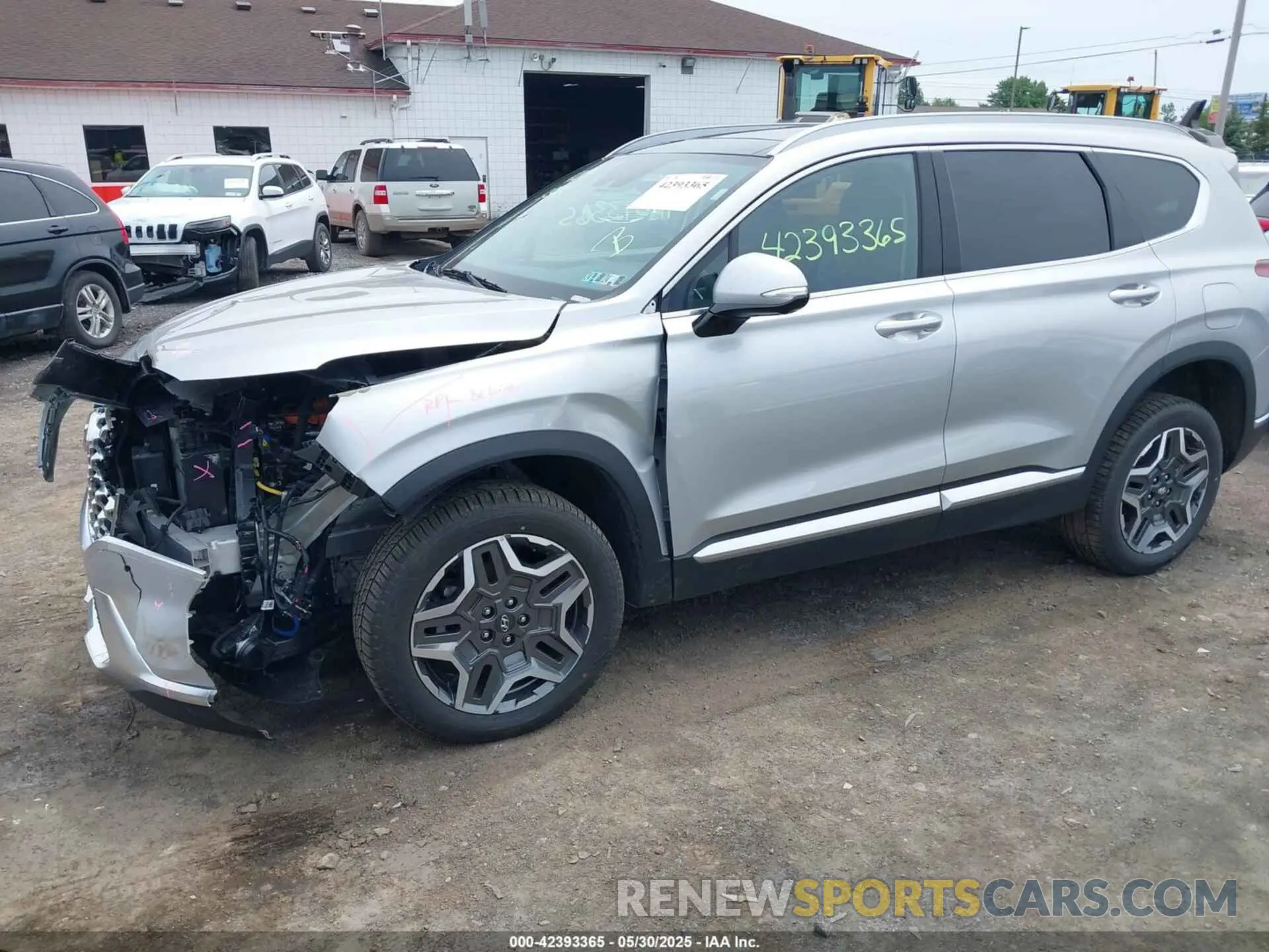 2 Photograph of a damaged car KM8S7DA24PU100080 HYUNDAI SANTA FE PLUG-IN HYBRID 2023