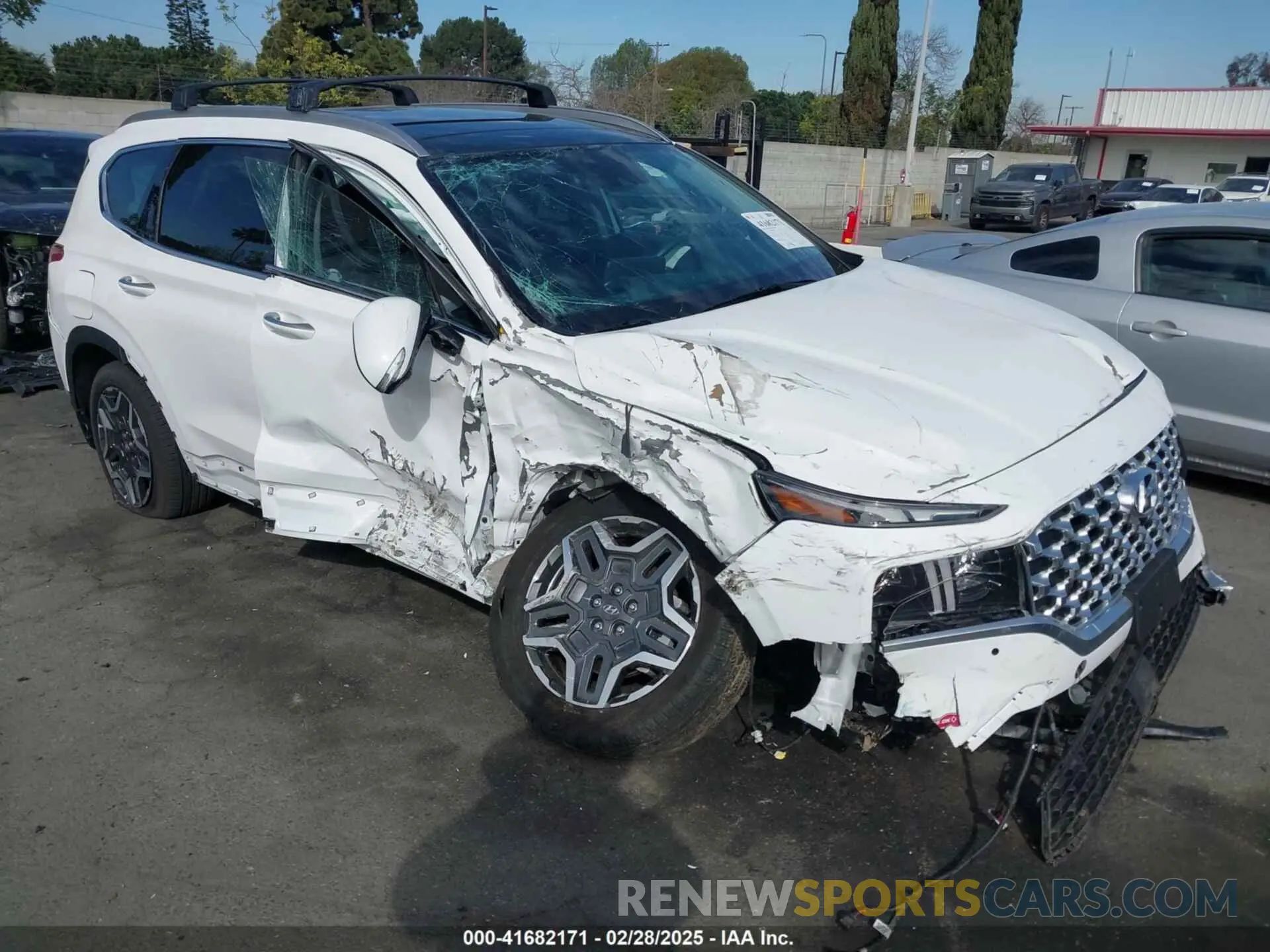 1 Photograph of a damaged car KM8S7DA2XPU067599 HYUNDAI SANTA FE PLUG-IN HYBRID 2023