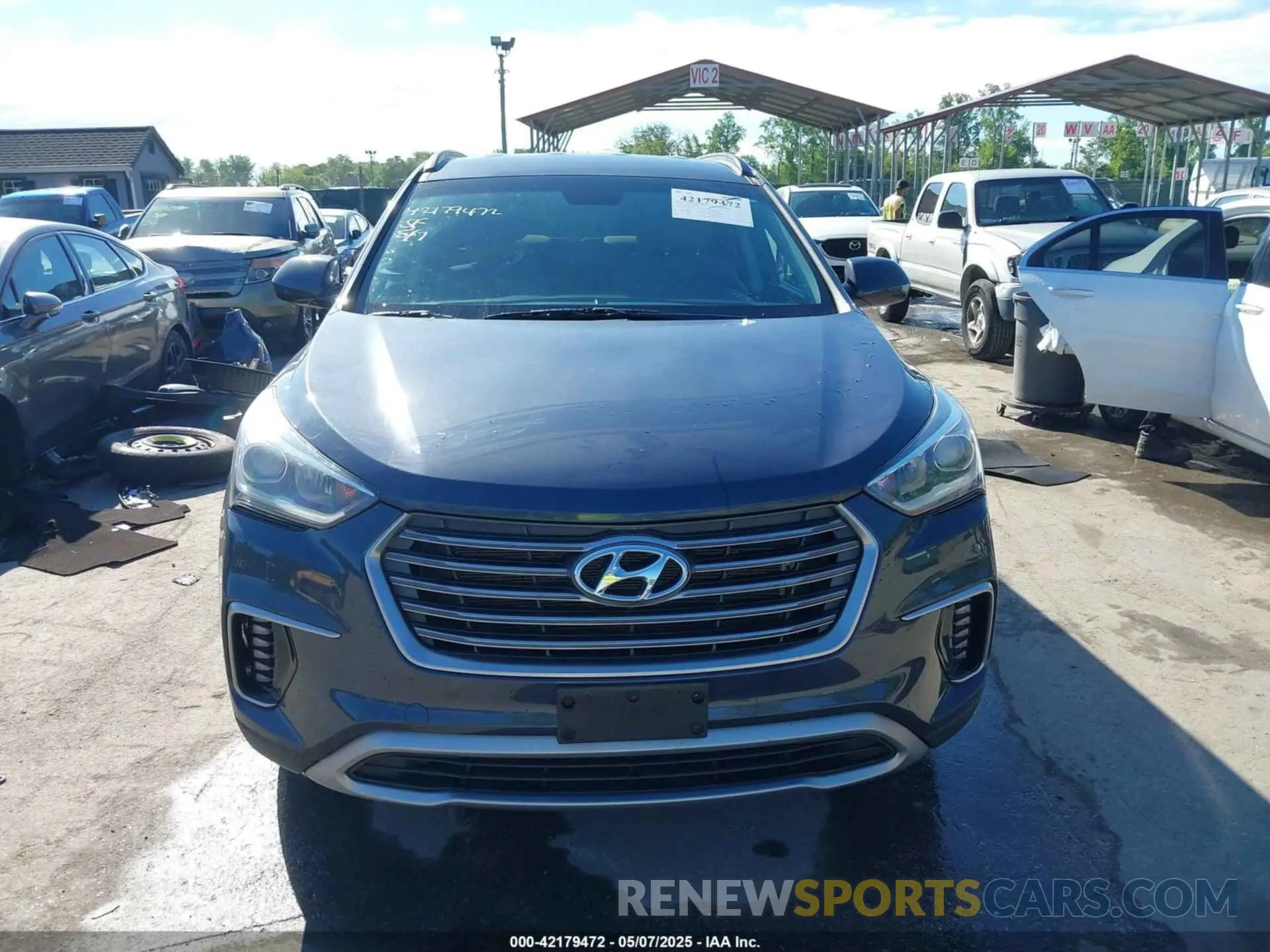 13 Photograph of a damaged car KM8SM4HF3KU303746 HYUNDAI SANTA FE XL 2019