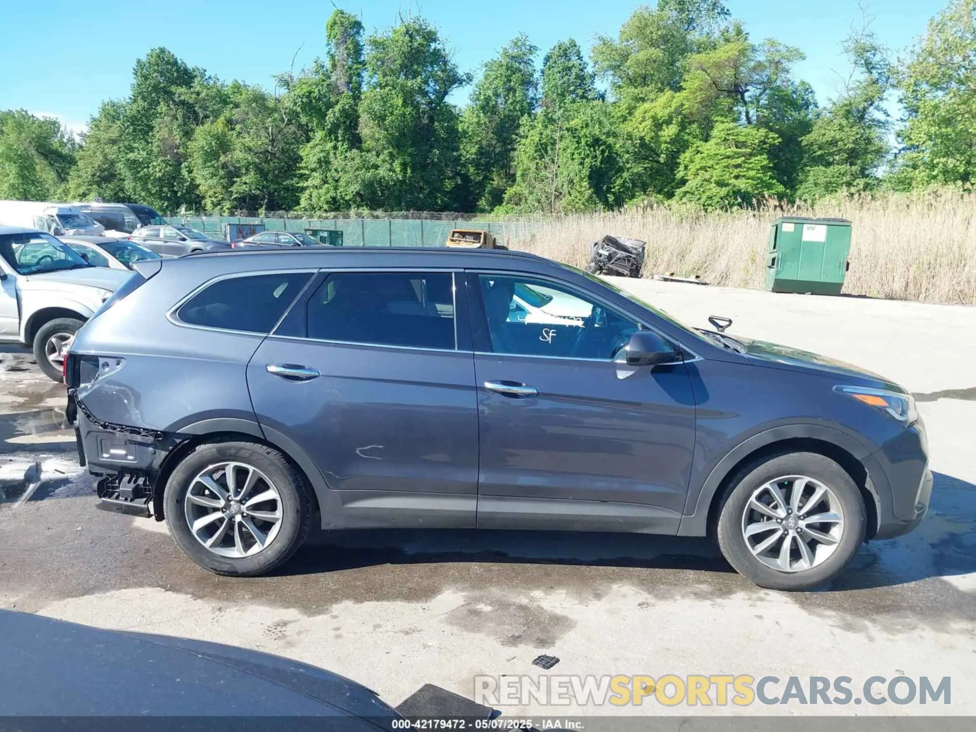14 Photograph of a damaged car KM8SM4HF3KU303746 HYUNDAI SANTA FE XL 2019