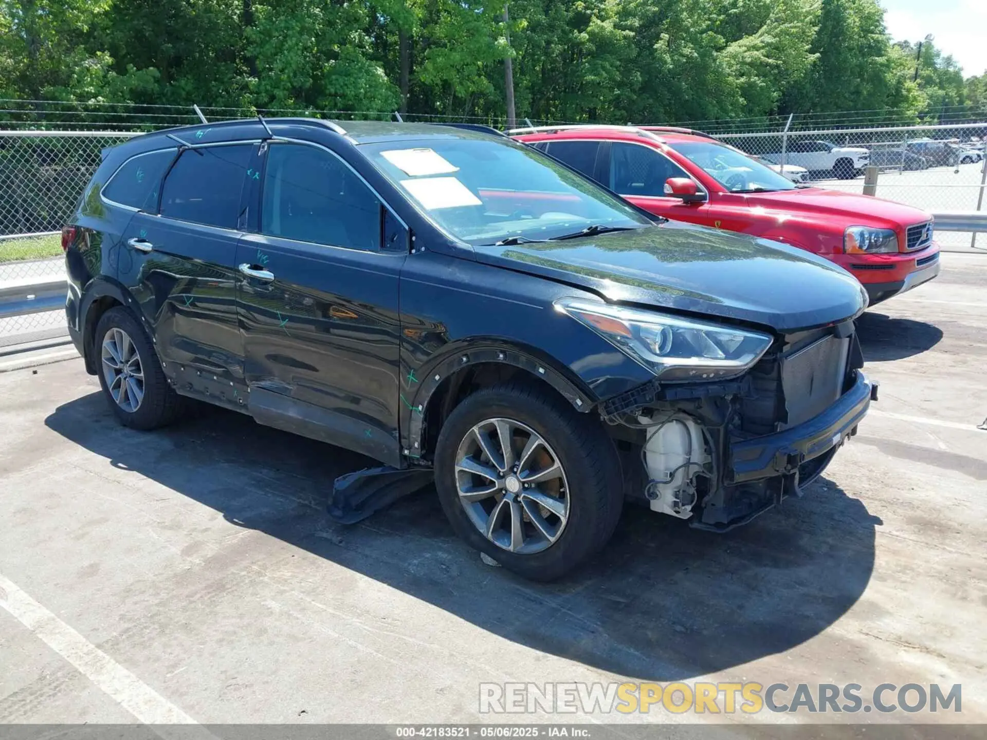 1 Photograph of a damaged car KM8SMDHF3KU305268 HYUNDAI SANTA FE XL 2019