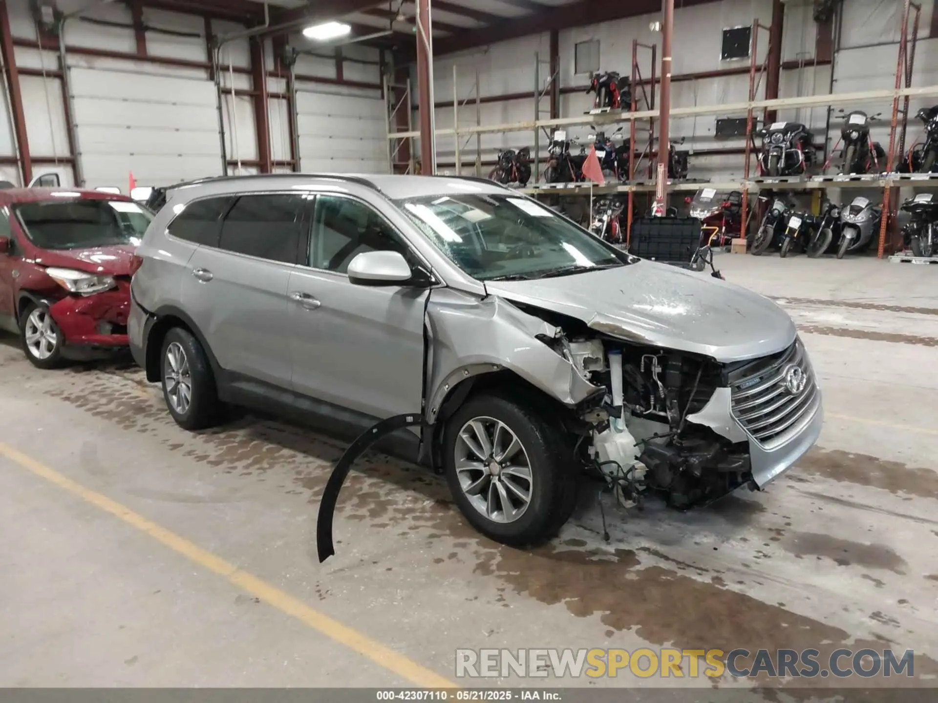 1 Photograph of a damaged car KM8SMDHF9KU303234 HYUNDAI SANTA FE XL 2019