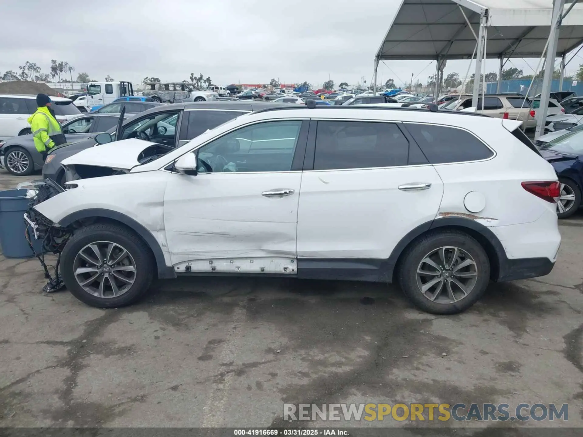 13 Photograph of a damaged car KM8SN4HF2KU309258 HYUNDAI SANTA FE XL 2019