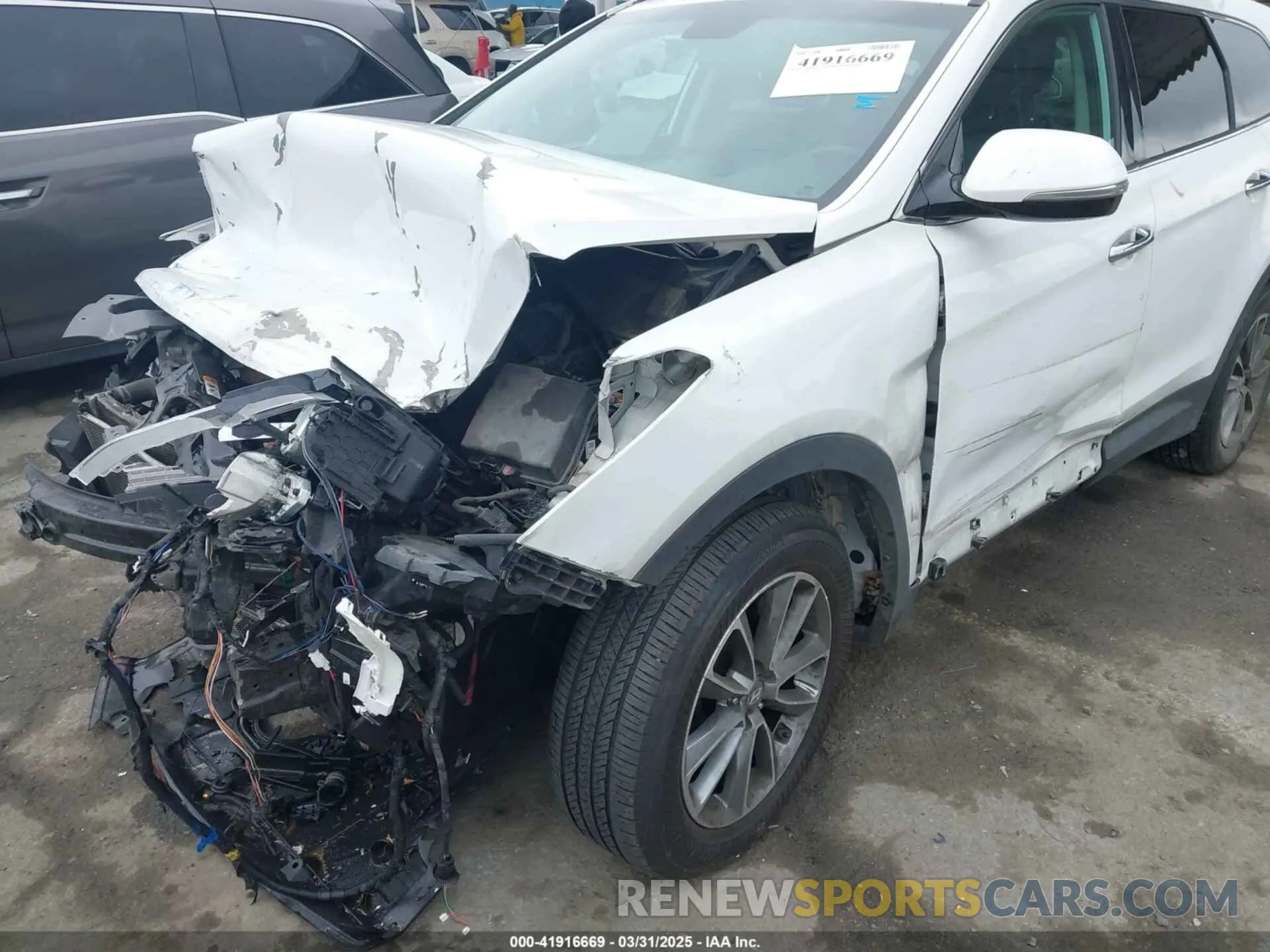 6 Photograph of a damaged car KM8SN4HF2KU309258 HYUNDAI SANTA FE XL 2019