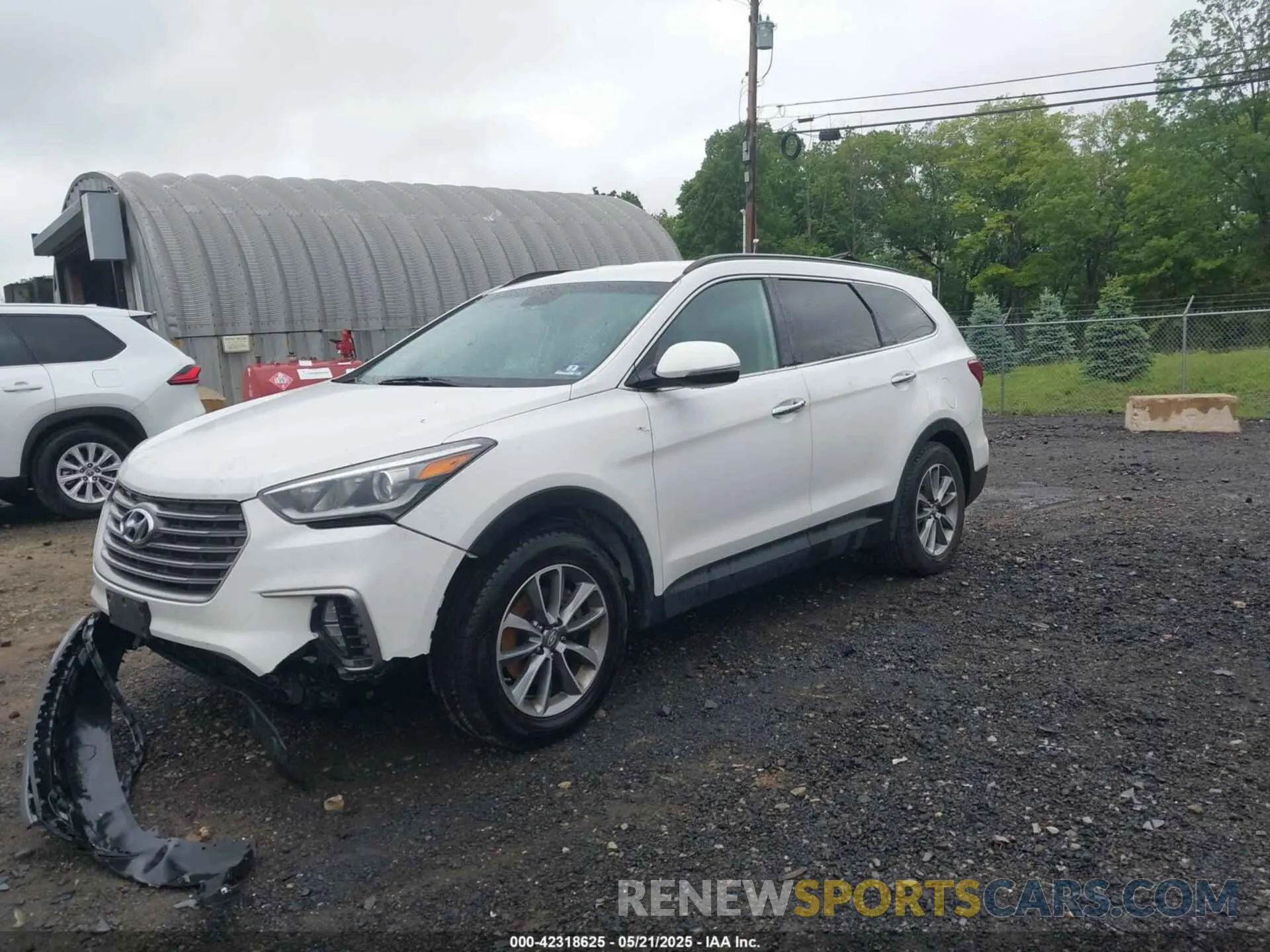 2 Photograph of a damaged car KM8SNDHFXKU307497 HYUNDAI SANTA FE XL 2019
