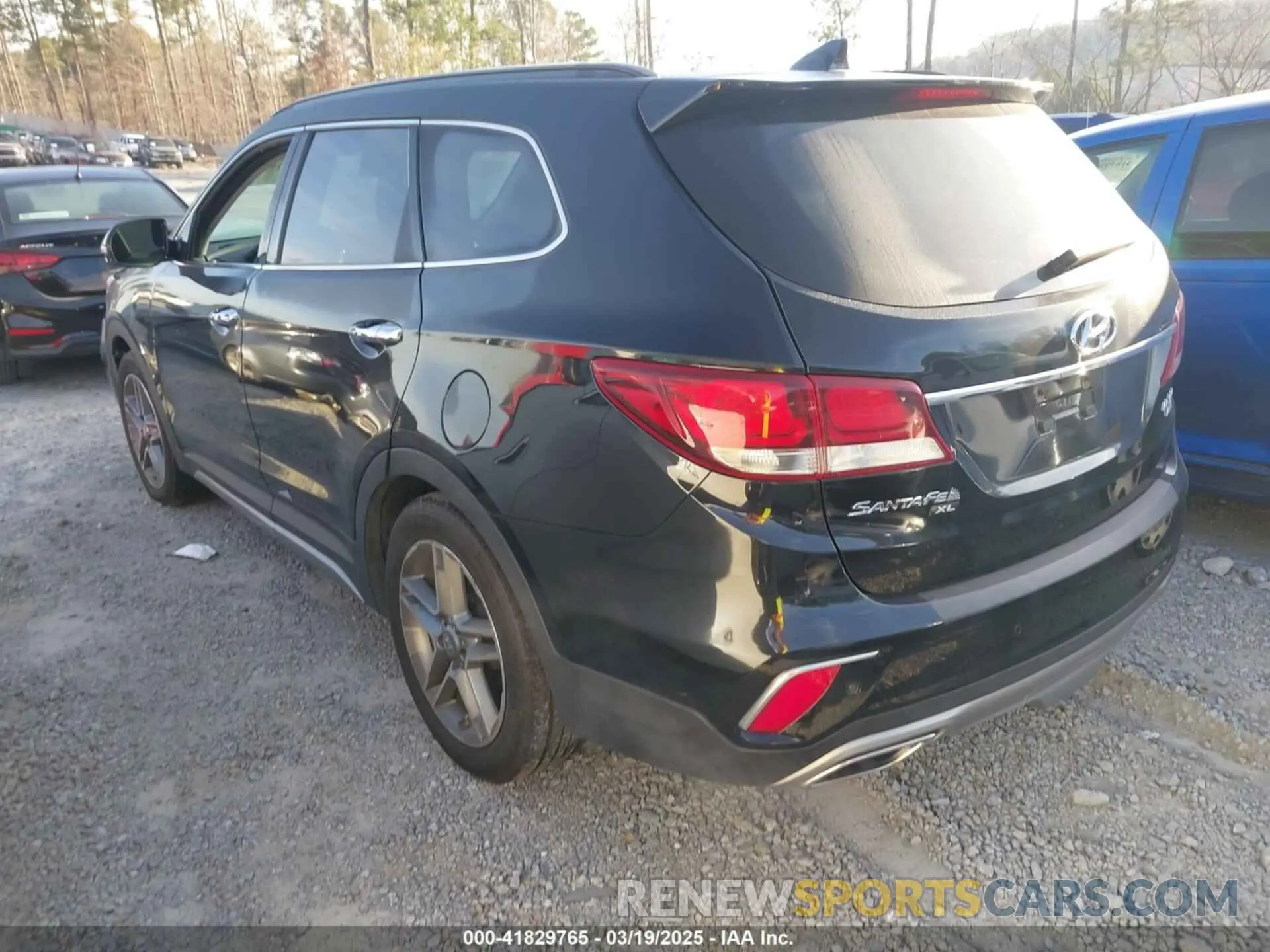3 Photograph of a damaged car KM8SR4HF7KU304738 HYUNDAI SANTA FE XL 2019