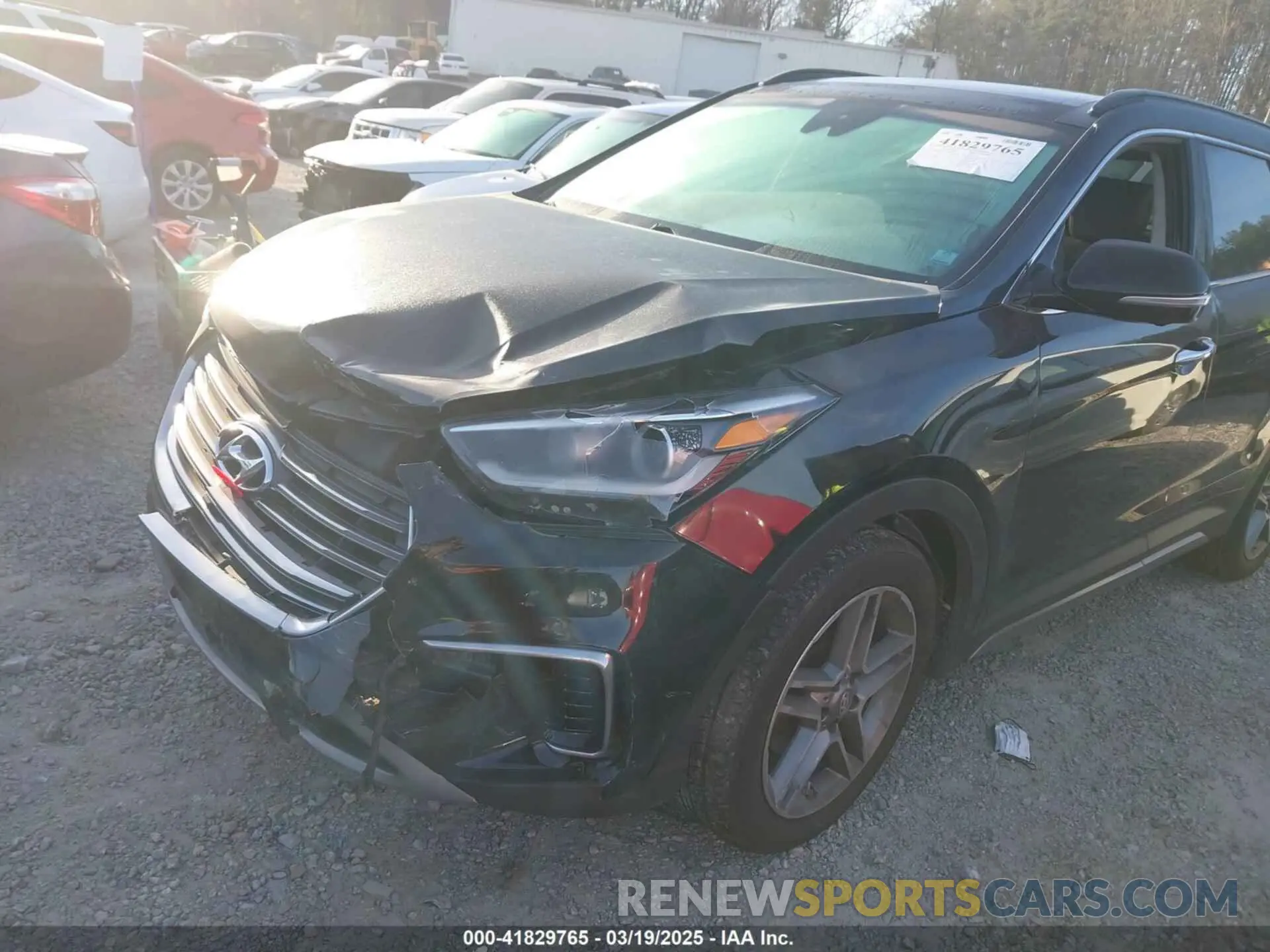 6 Photograph of a damaged car KM8SR4HF7KU304738 HYUNDAI SANTA FE XL 2019