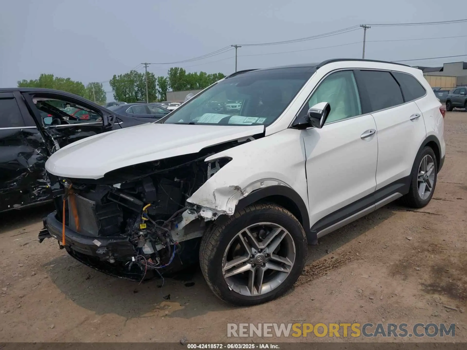 2 Photograph of a damaged car KM8SRDHF0KU302300 HYUNDAI SANTA FE XL 2019