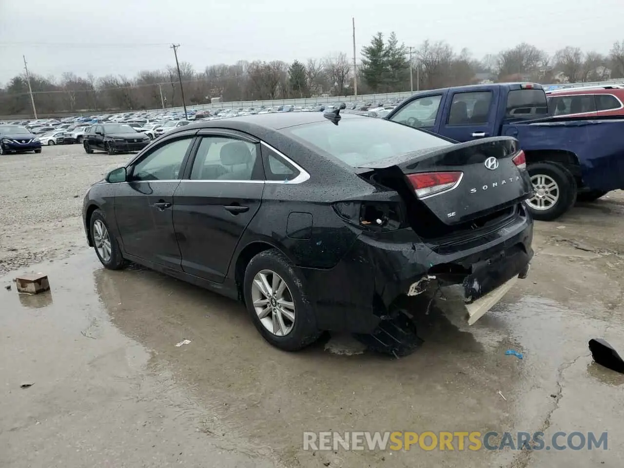 2 Photograph of a damaged car 5NPE24AF0KH742088 HYUNDAI SONATA 2019