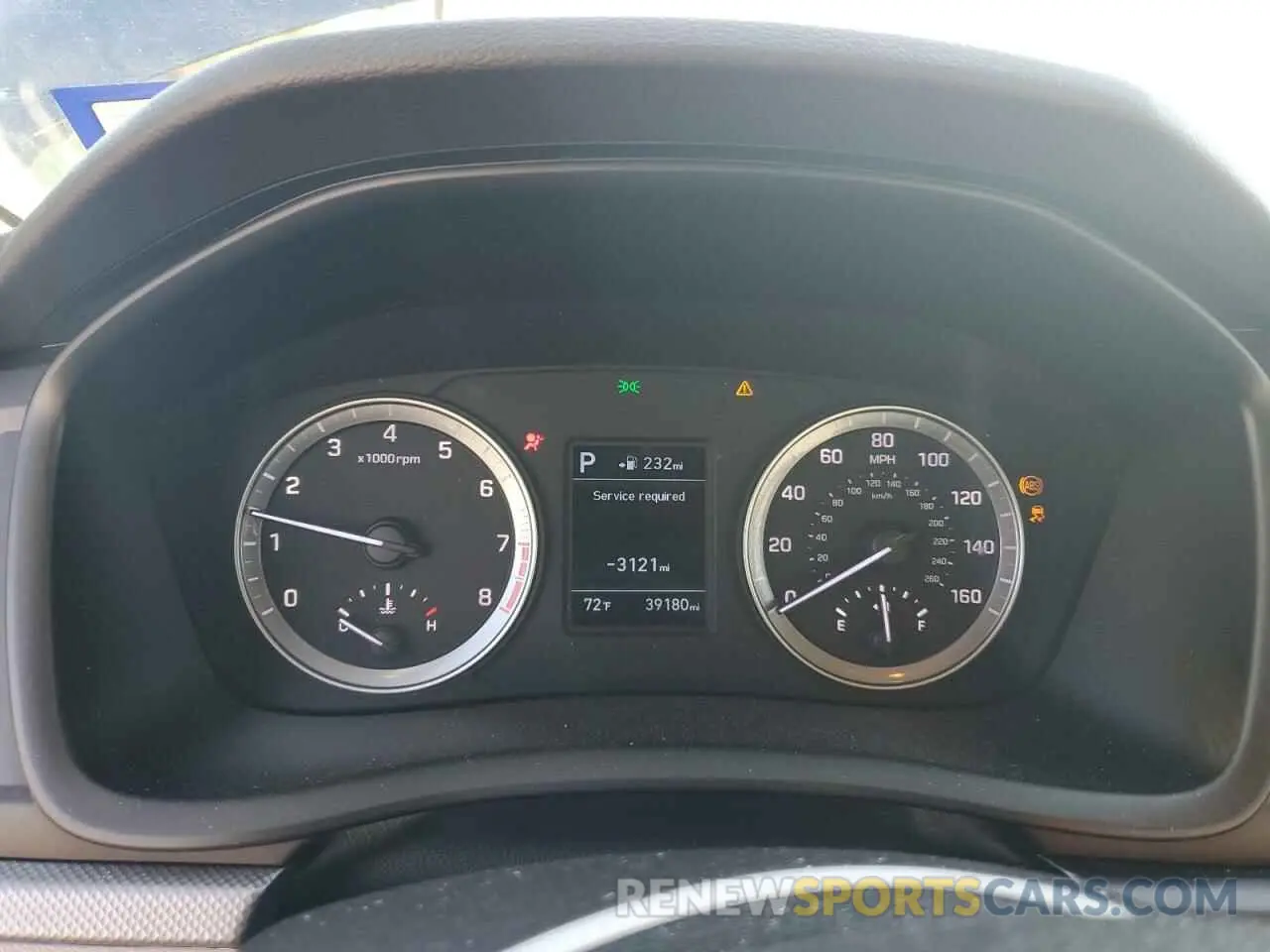 9 Photograph of a damaged car 5NPE24AF0KH766214 HYUNDAI SONATA 2019