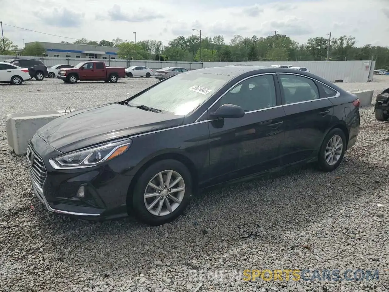 1 Photograph of a damaged car 5NPE24AF0KH792540 HYUNDAI SONATA 2019