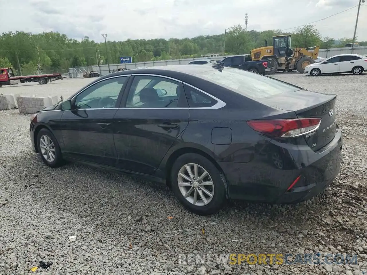 2 Photograph of a damaged car 5NPE24AF0KH792540 HYUNDAI SONATA 2019