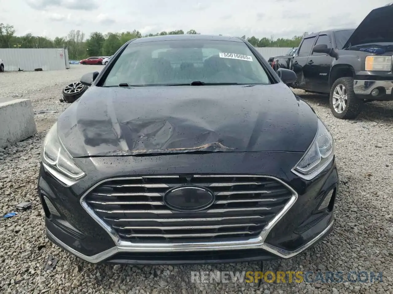 5 Photograph of a damaged car 5NPE24AF0KH792540 HYUNDAI SONATA 2019