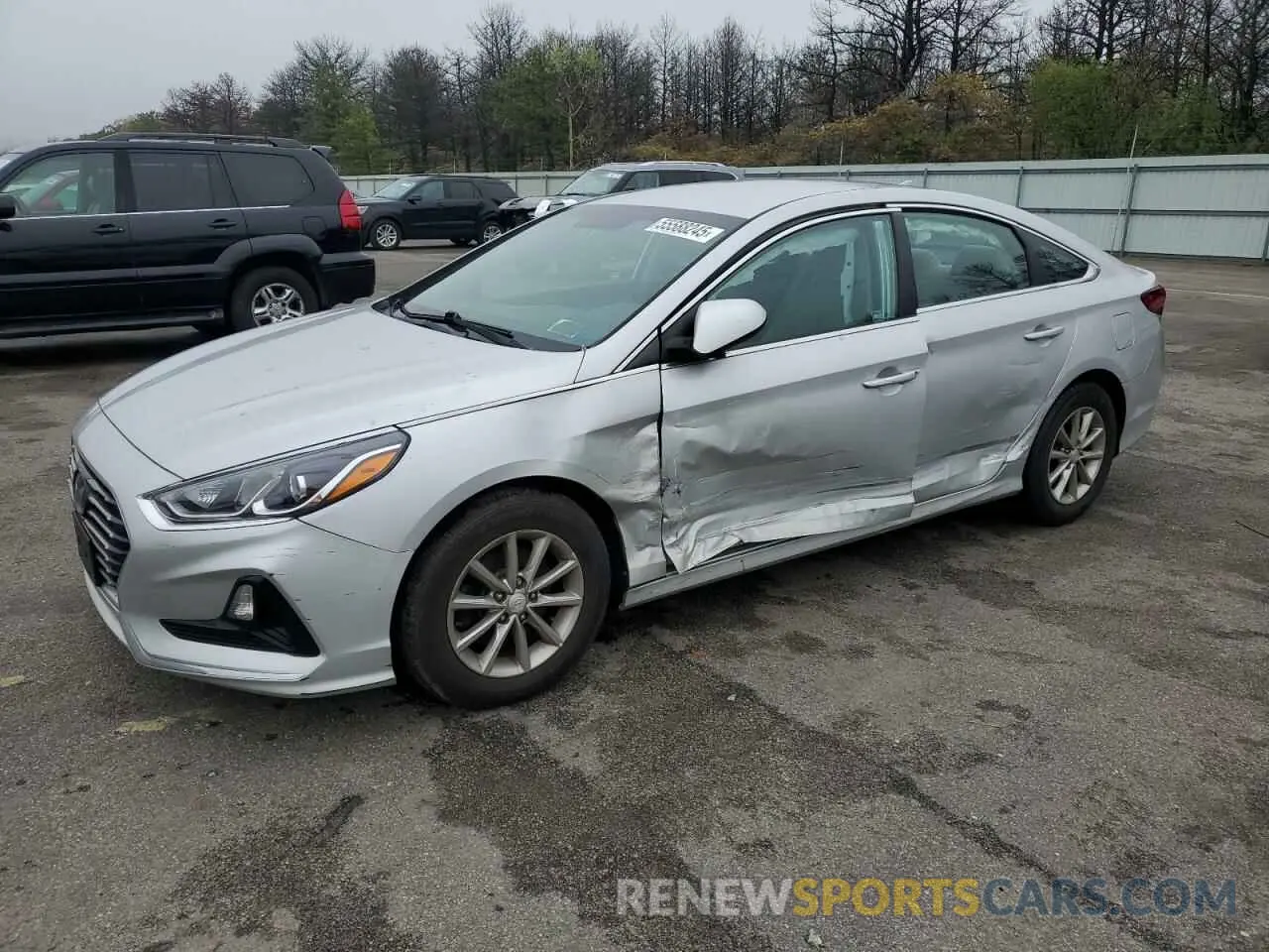 1 Photograph of a damaged car 5NPE24AF0KH799438 HYUNDAI SONATA 2019