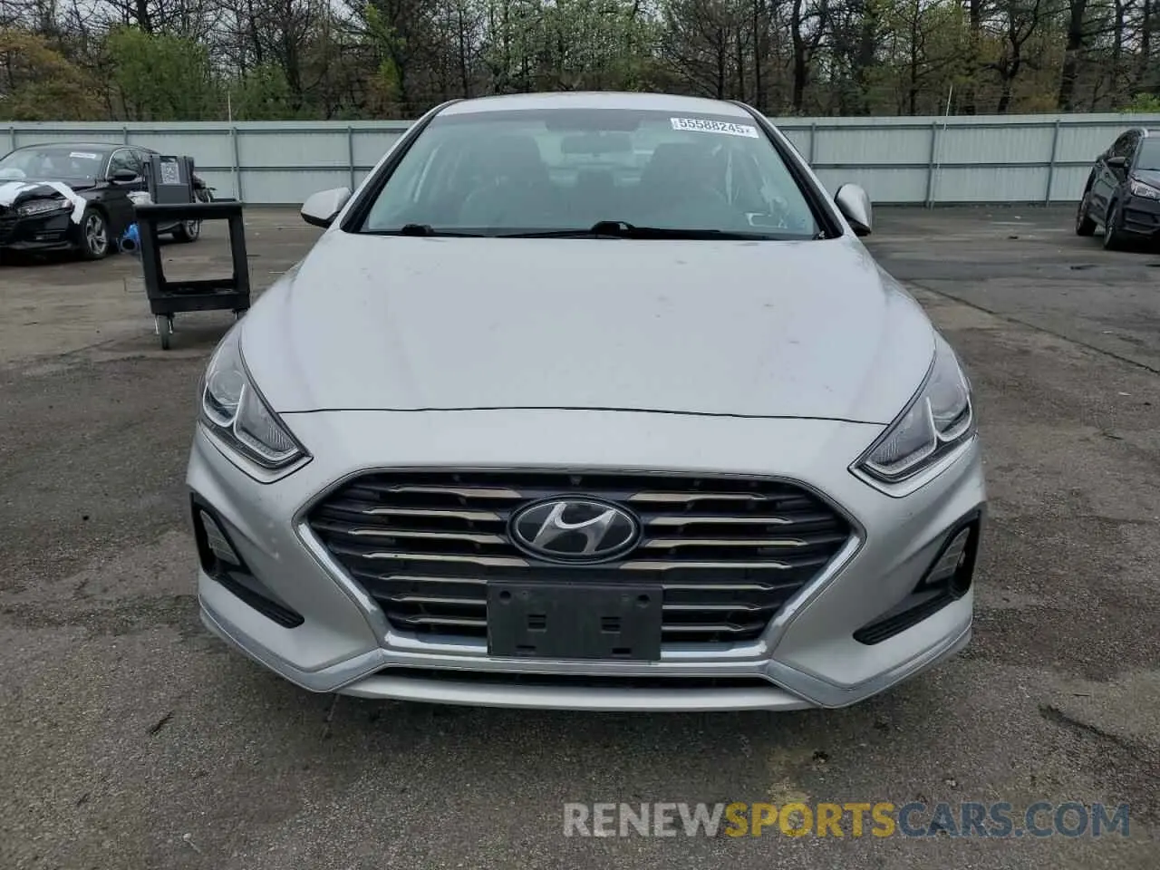 5 Photograph of a damaged car 5NPE24AF0KH799438 HYUNDAI SONATA 2019