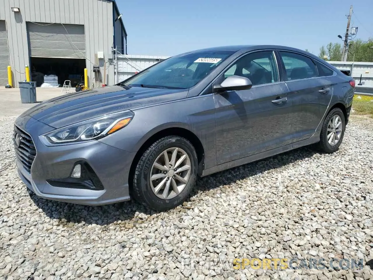 1 Photograph of a damaged car 5NPE24AF0KH801544 HYUNDAI SONATA 2019