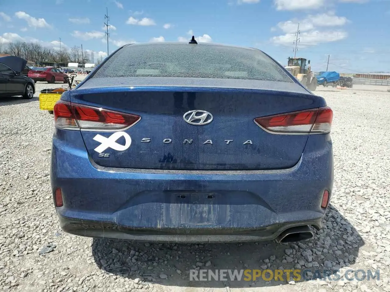 6 Photograph of a damaged car 5NPE24AF0KH806100 HYUNDAI SONATA 2019