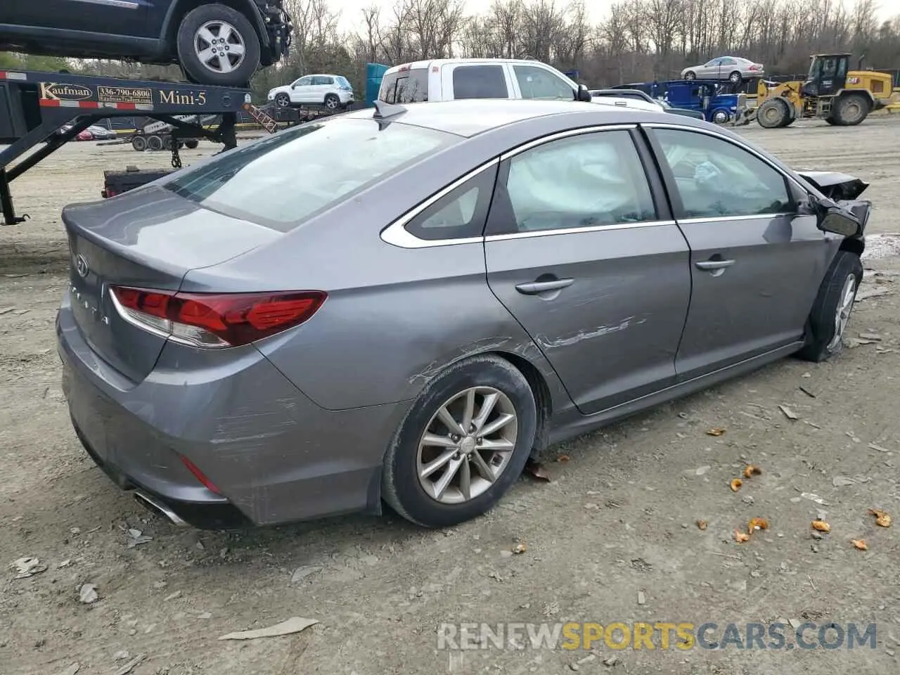 3 Photograph of a damaged car 5NPE24AF1KH742892 HYUNDAI SONATA 2019