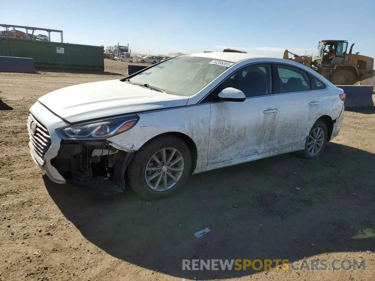 1 Photograph of a damaged car 5NPE24AF1KH761359 HYUNDAI SONATA 2019