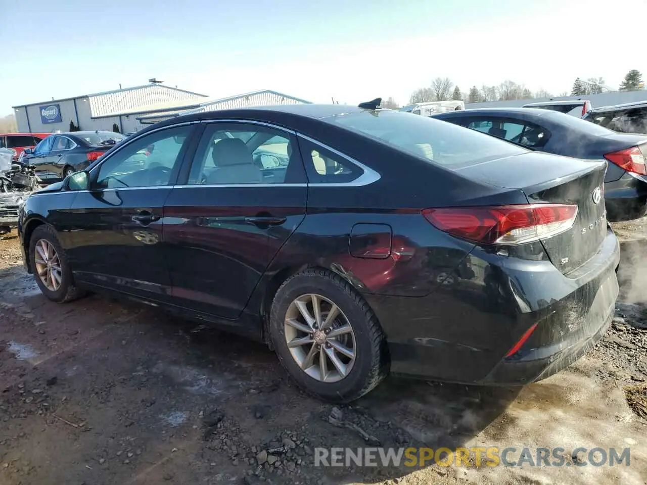 2 Photograph of a damaged car 5NPE24AF1KH779604 HYUNDAI SONATA 2019