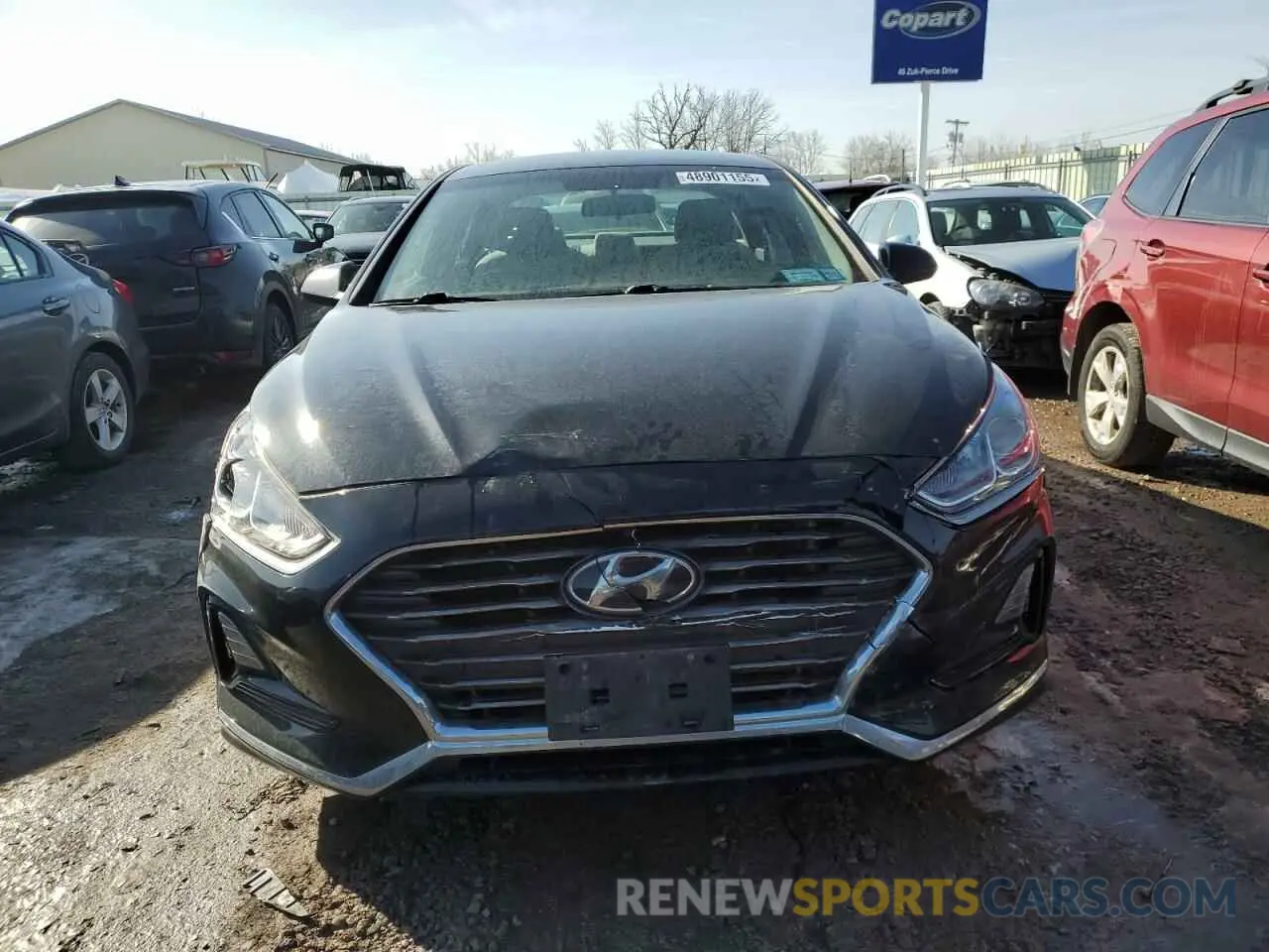 5 Photograph of a damaged car 5NPE24AF1KH779604 HYUNDAI SONATA 2019