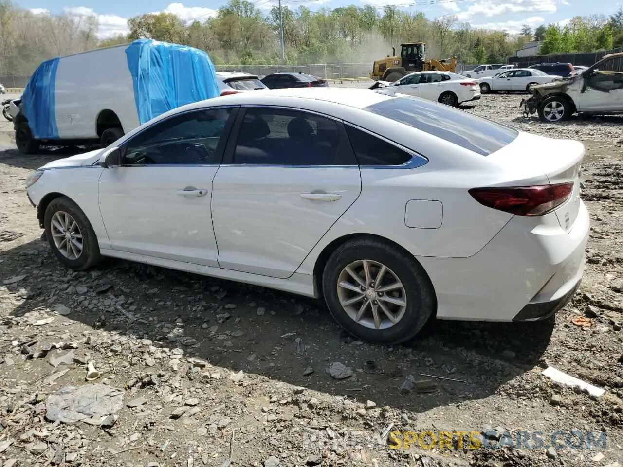 2 Photograph of a damaged car 5NPE24AF1KH789842 HYUNDAI SONATA 2019