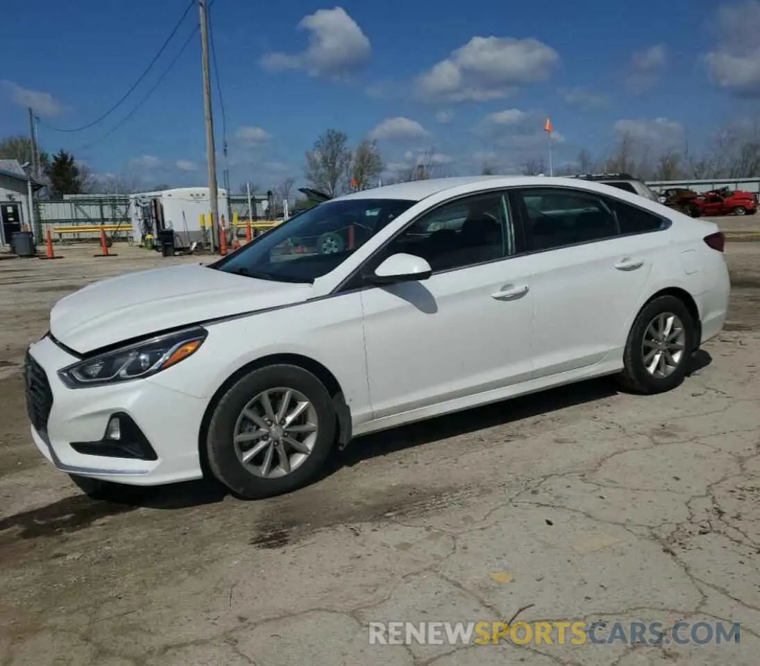 1 Photograph of a damaged car 5NPE24AF1KH790411 HYUNDAI SONATA 2019