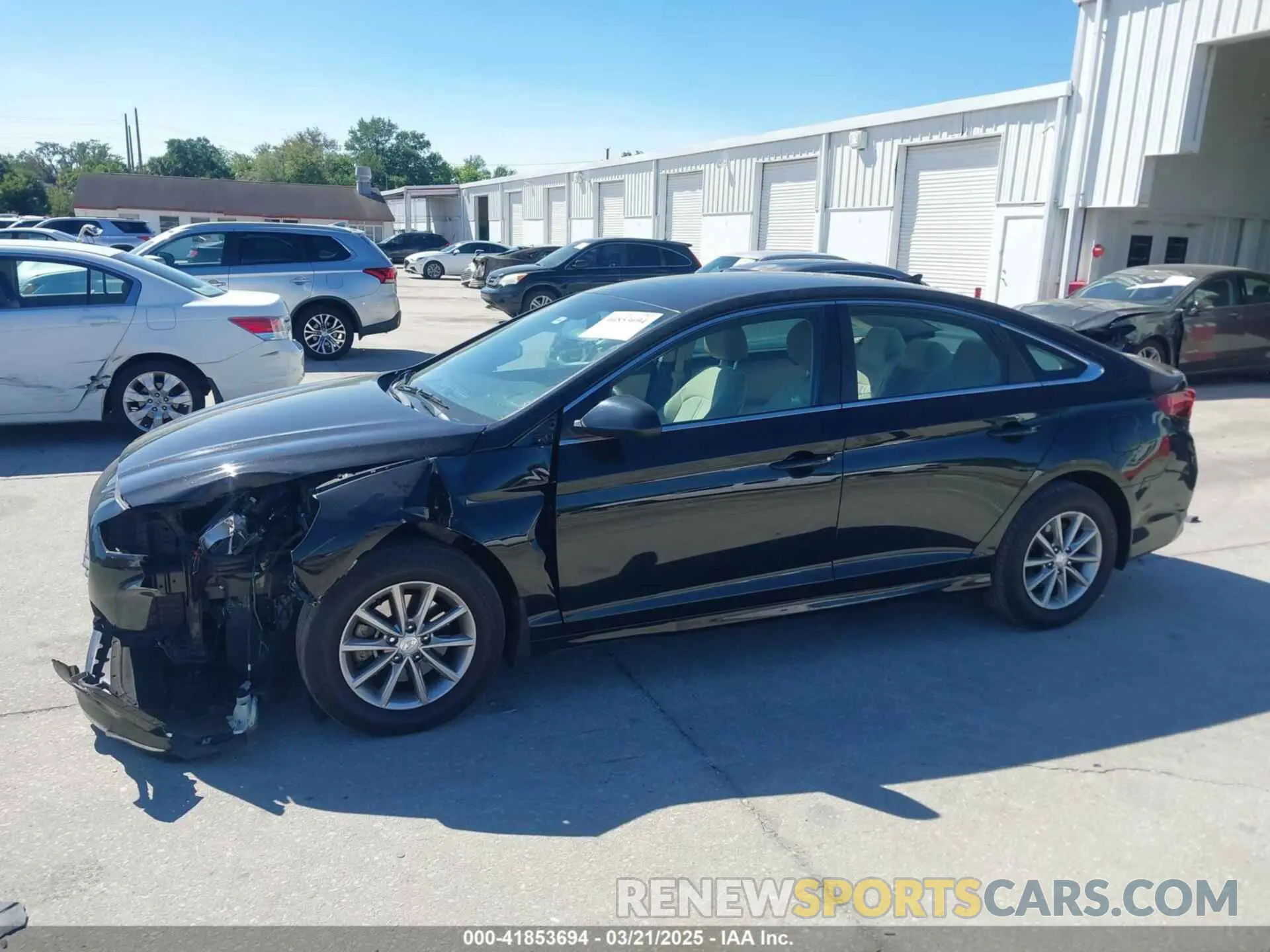 14 Photograph of a damaged car 5NPE24AF1KH796242 HYUNDAI SONATA 2019
