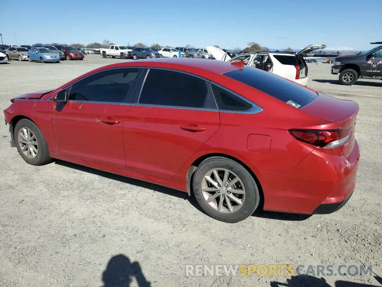 2 Photograph of a damaged car 5NPE24AF1KH800371 HYUNDAI SONATA 2019