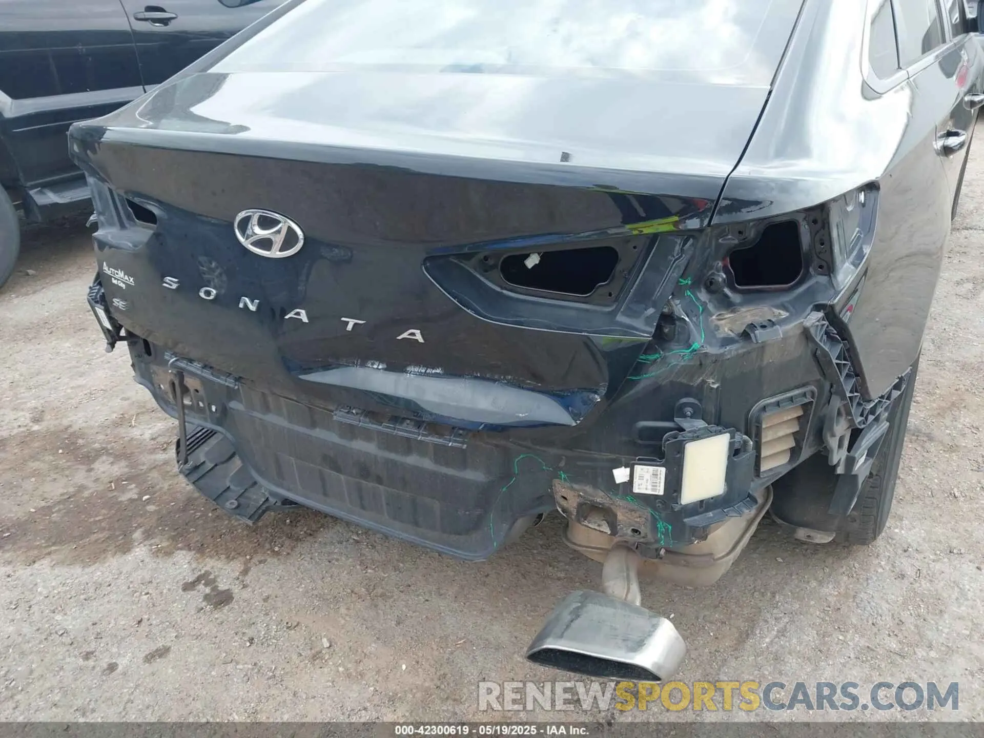 6 Photograph of a damaged car 5NPE24AF1KH804288 HYUNDAI SONATA 2019