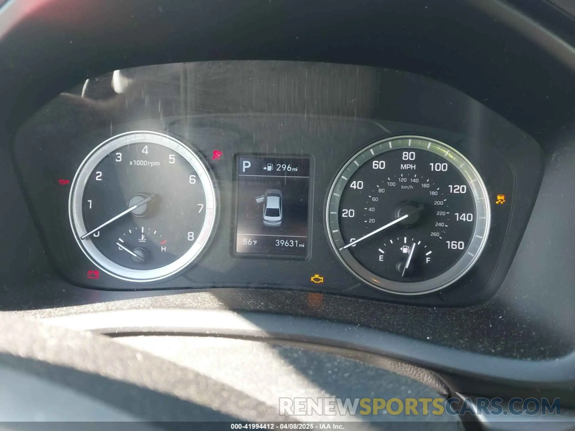 7 Photograph of a damaged car 5NPE24AF2KH740164 HYUNDAI SONATA 2019