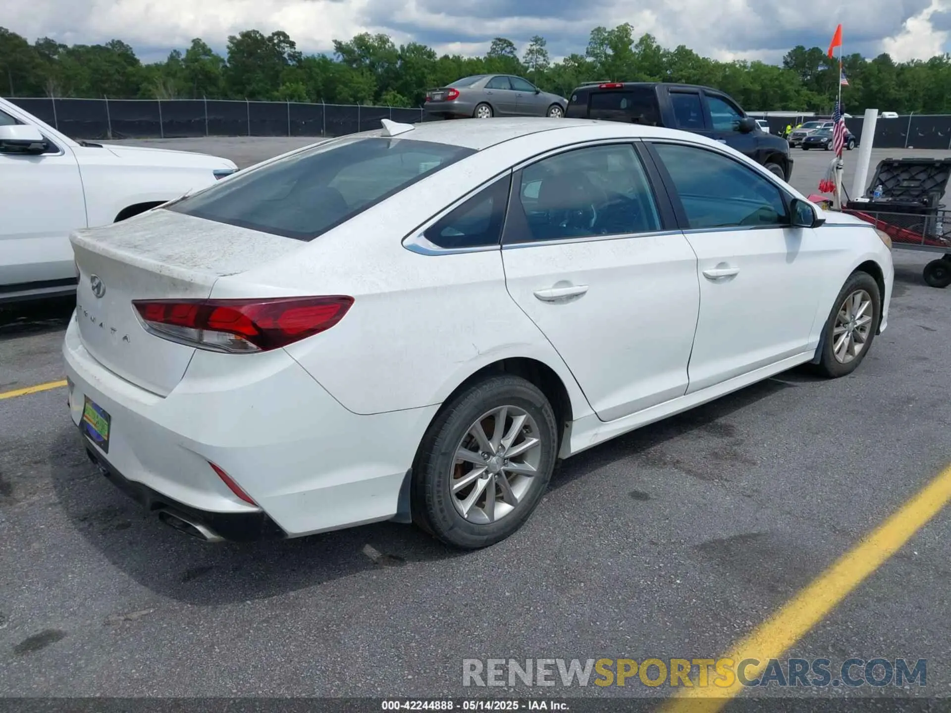 4 Photograph of a damaged car 5NPE24AF2KH740200 HYUNDAI SONATA 2019