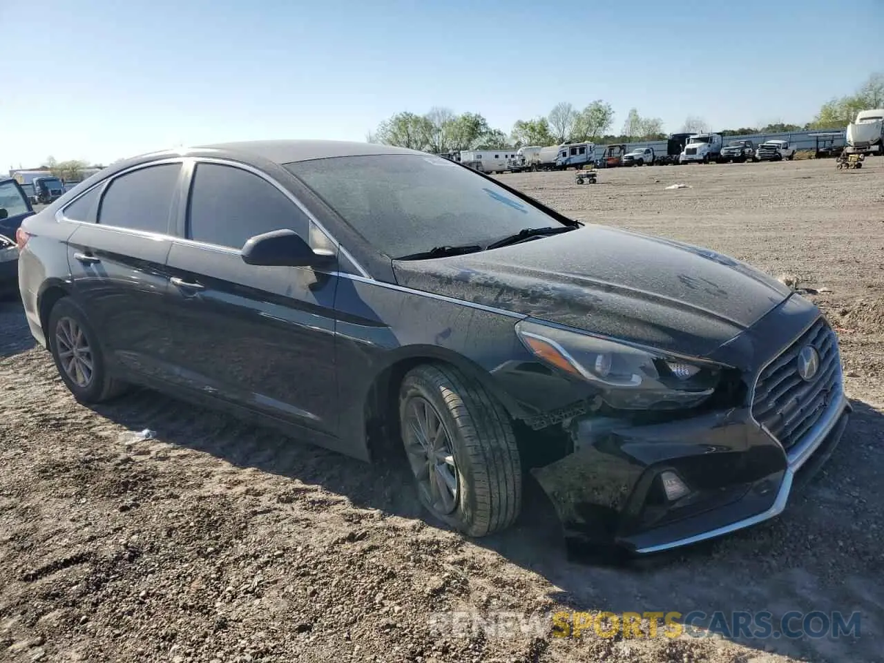 4 Photograph of a damaged car 5NPE24AF2KH745879 HYUNDAI SONATA 2019