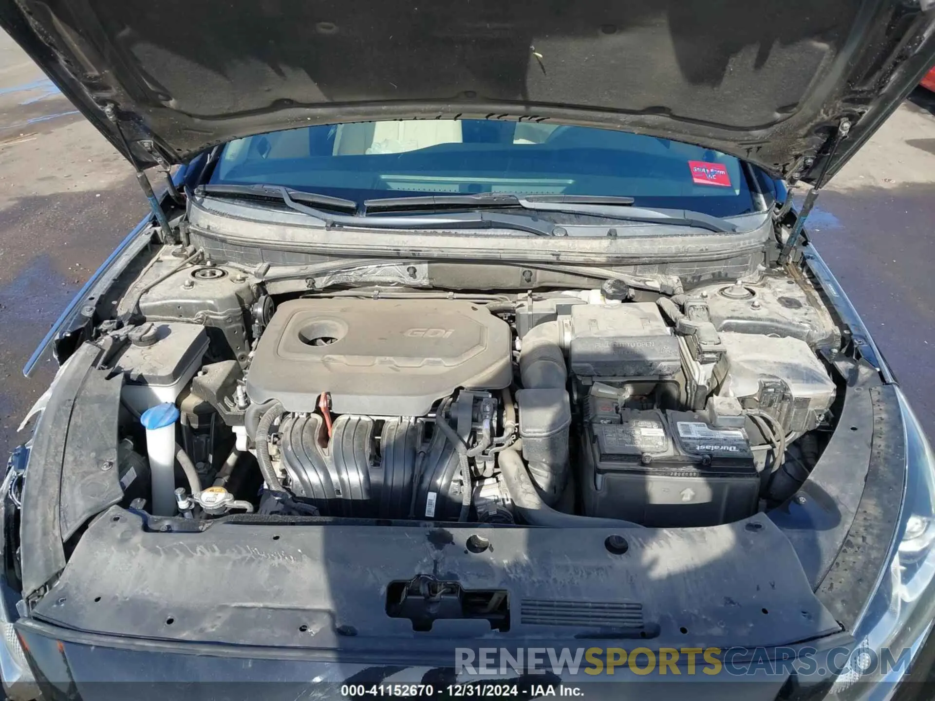 10 Photograph of a damaged car 5NPE24AF2KH755540 HYUNDAI SONATA 2019