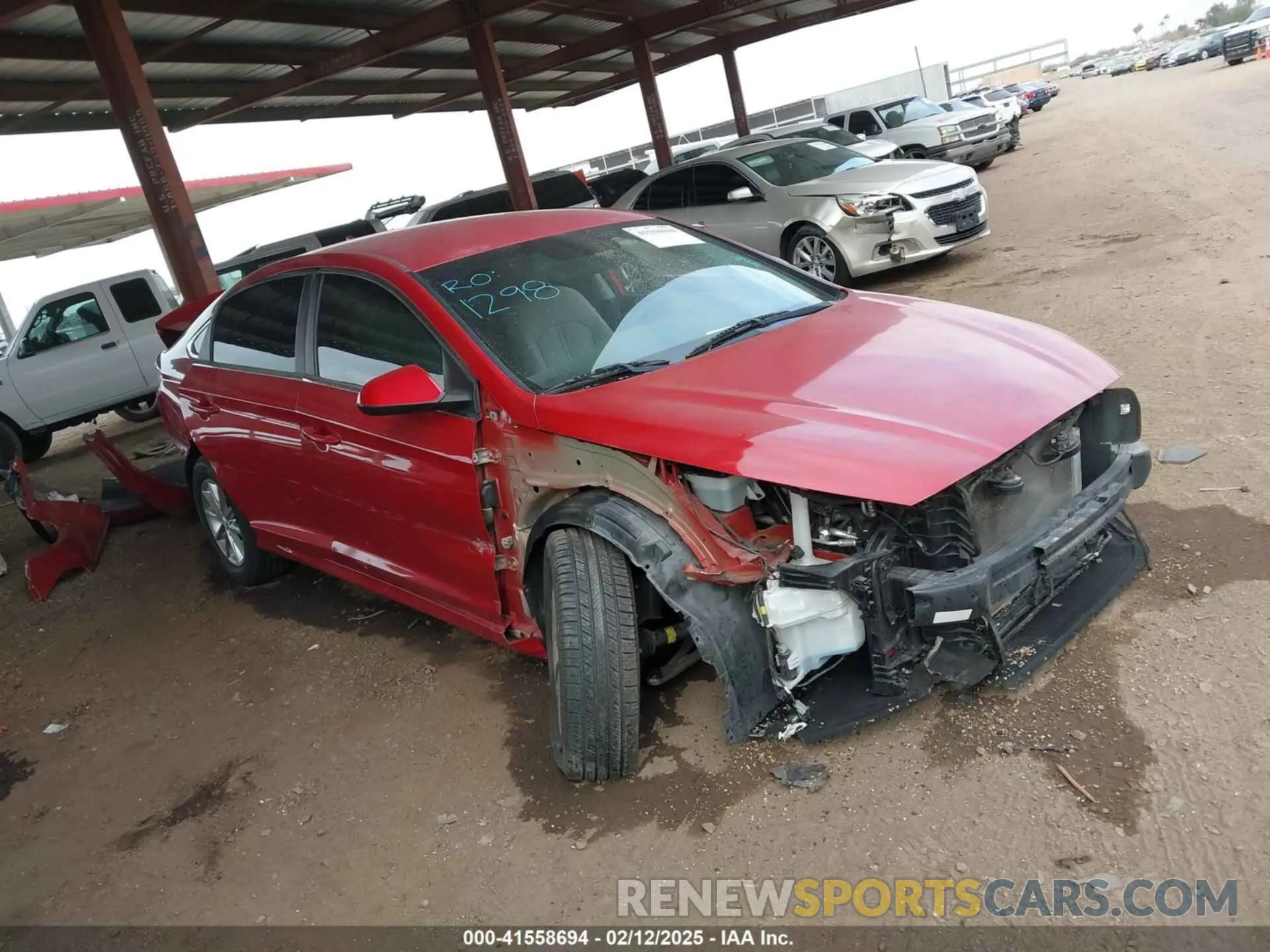 1 Photograph of a damaged car 5NPE24AF2KH776629 HYUNDAI SONATA 2019