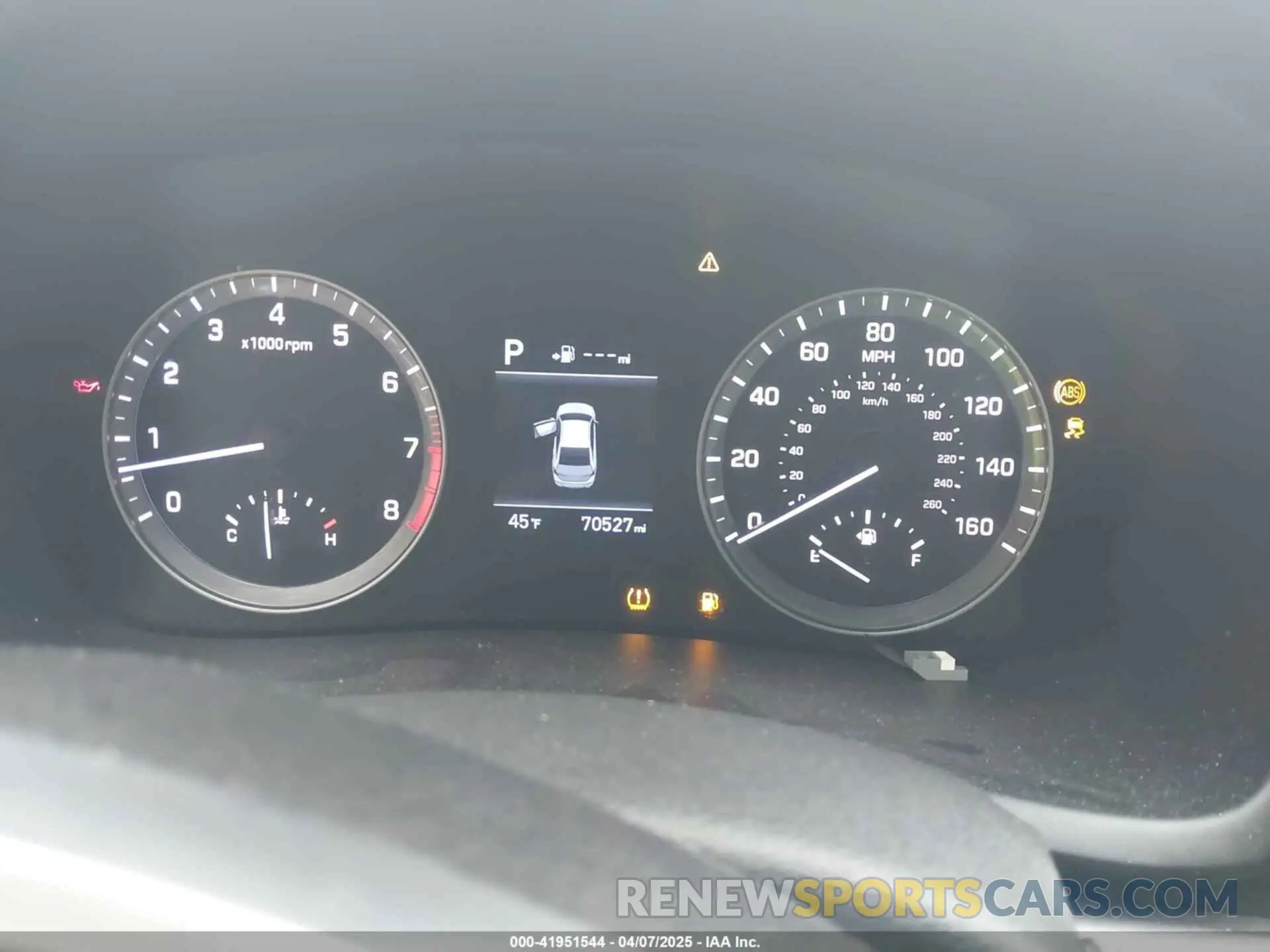 7 Photograph of a damaged car 5NPE24AF2KH788733 HYUNDAI SONATA 2019