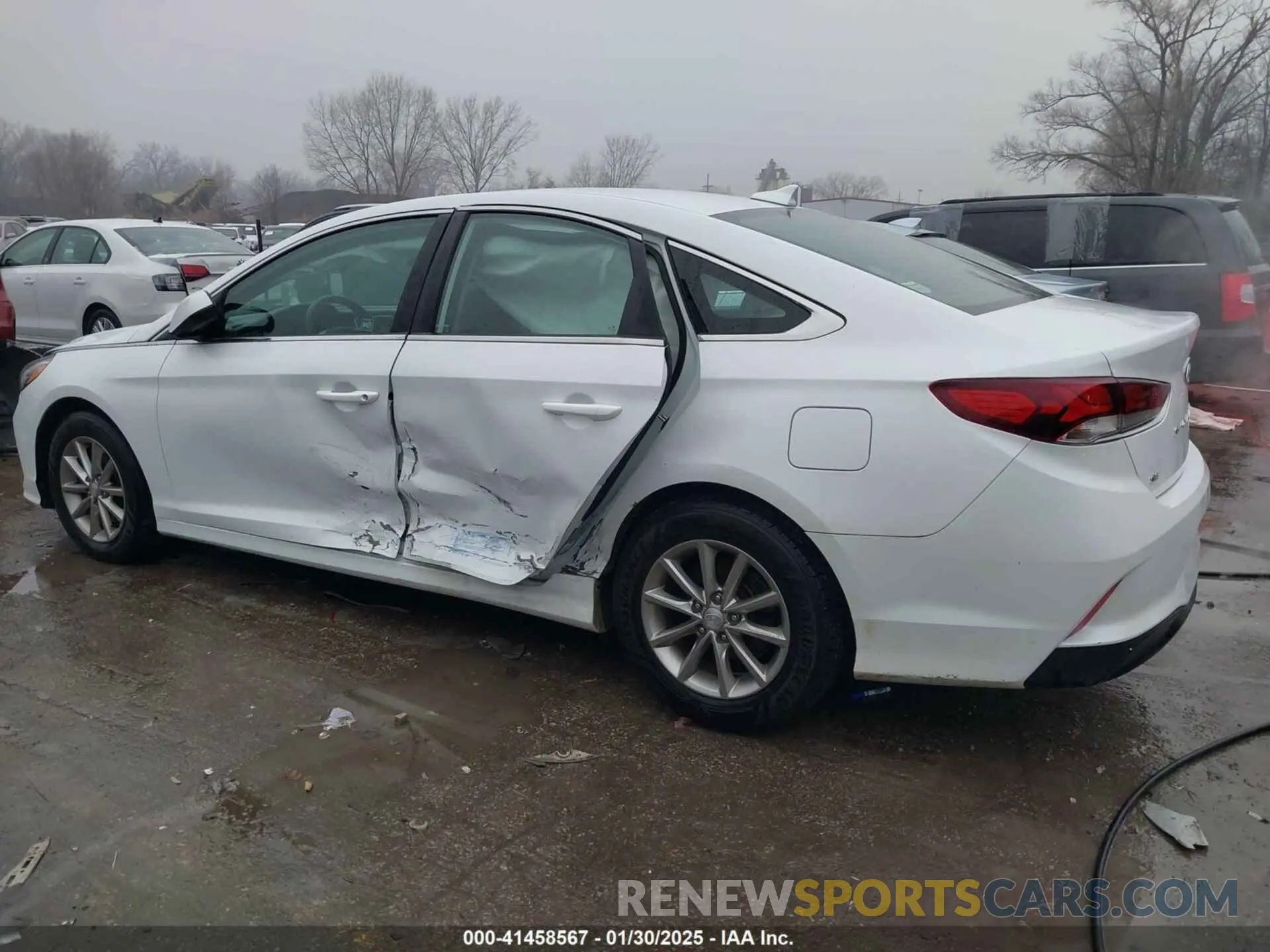 14 Photograph of a damaged car 5NPE24AF3KH746684 HYUNDAI SONATA 2019