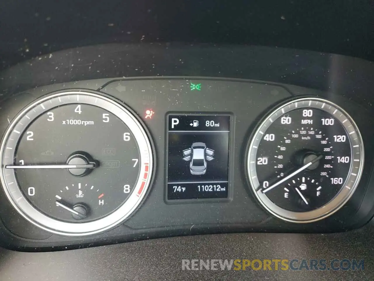 9 Photograph of a damaged car 5NPE24AF3KH761525 HYUNDAI SONATA 2019
